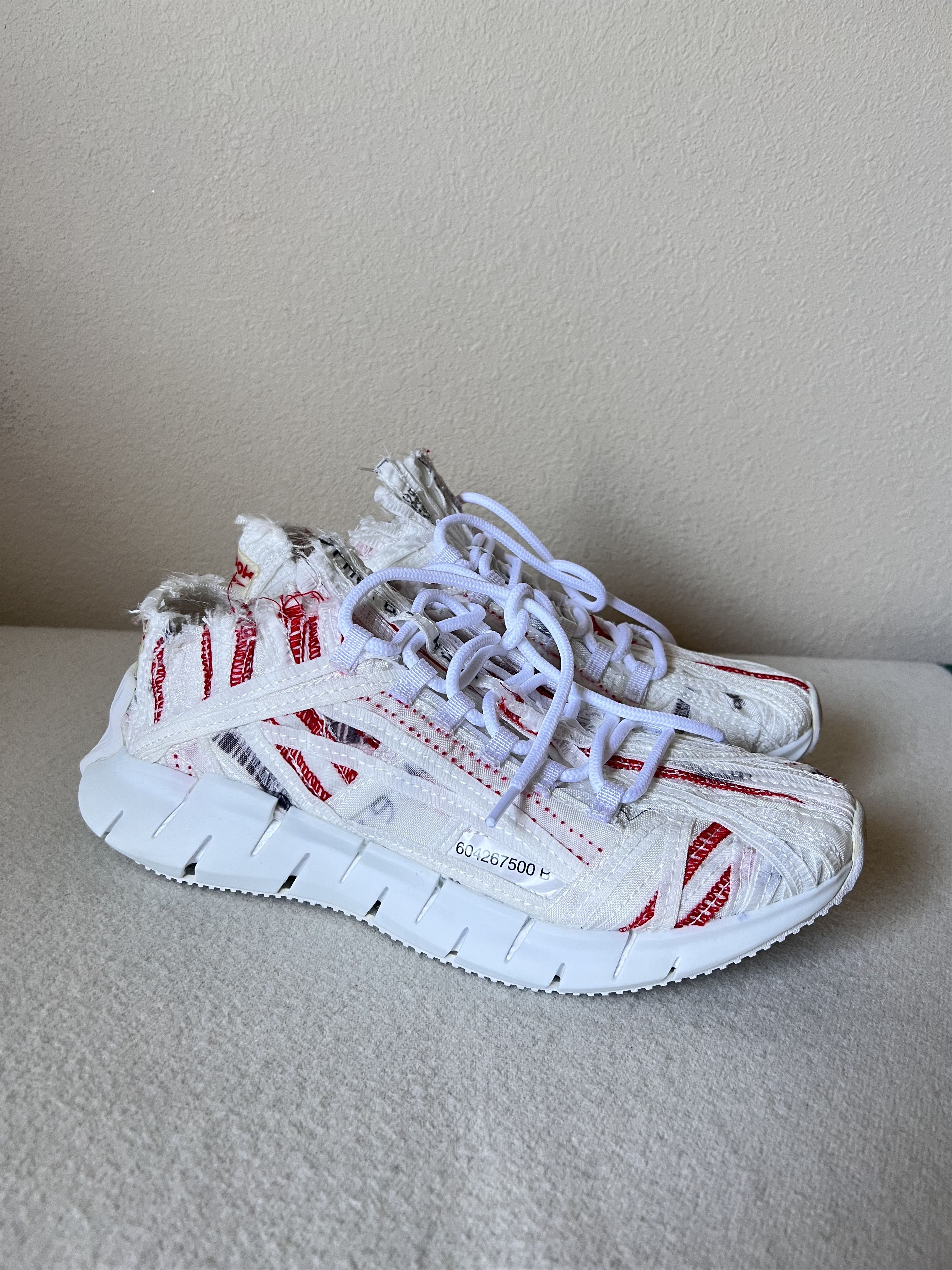 image of Kanghyuk Reebok Zig Kinetica In White Shoes, Men's (Size 10)