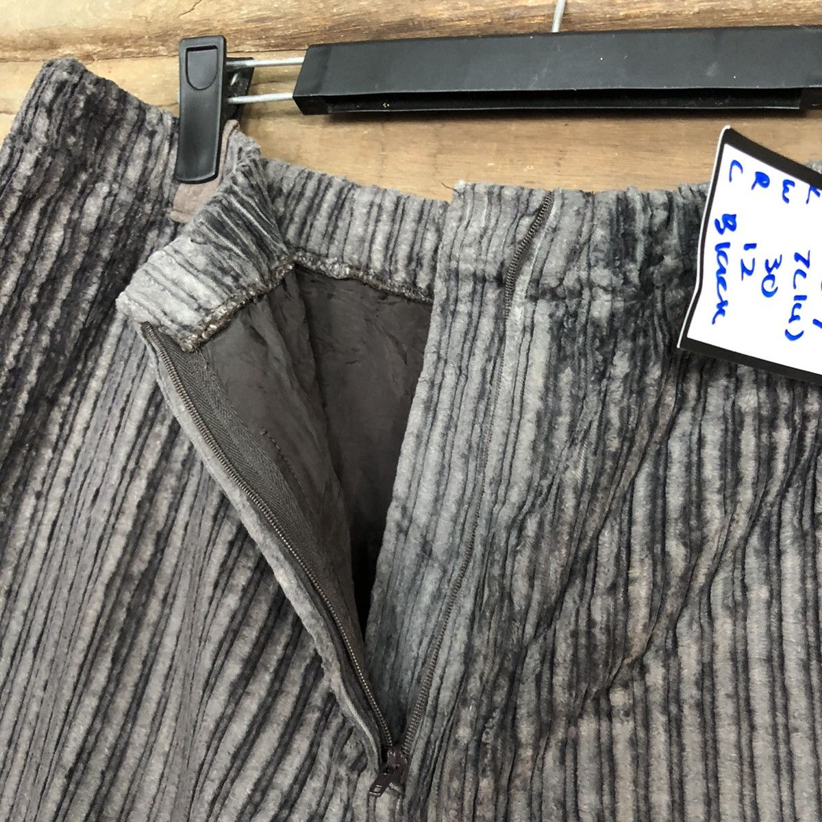 Japanese Brand Japan Black vintage stripe Conduroy Denim Pants #4887 Size US 30 / EU 46 - 6 Thumbnail