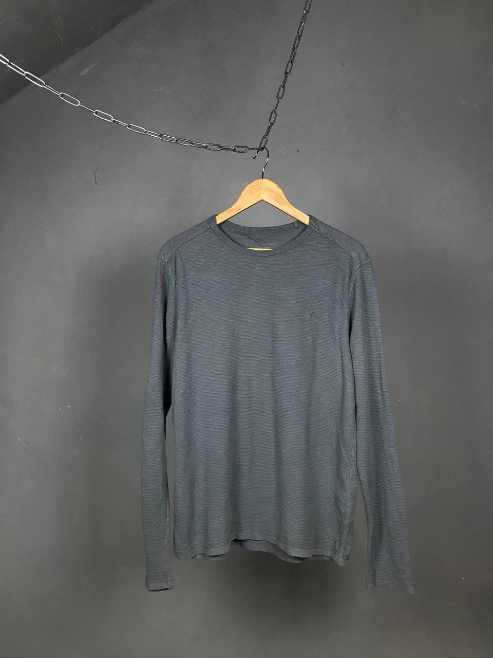 Allsaints Allsaints luxury streetwear gray sweatshirt Size US M / EU 48-50 / 2 - 1 Thumbnail