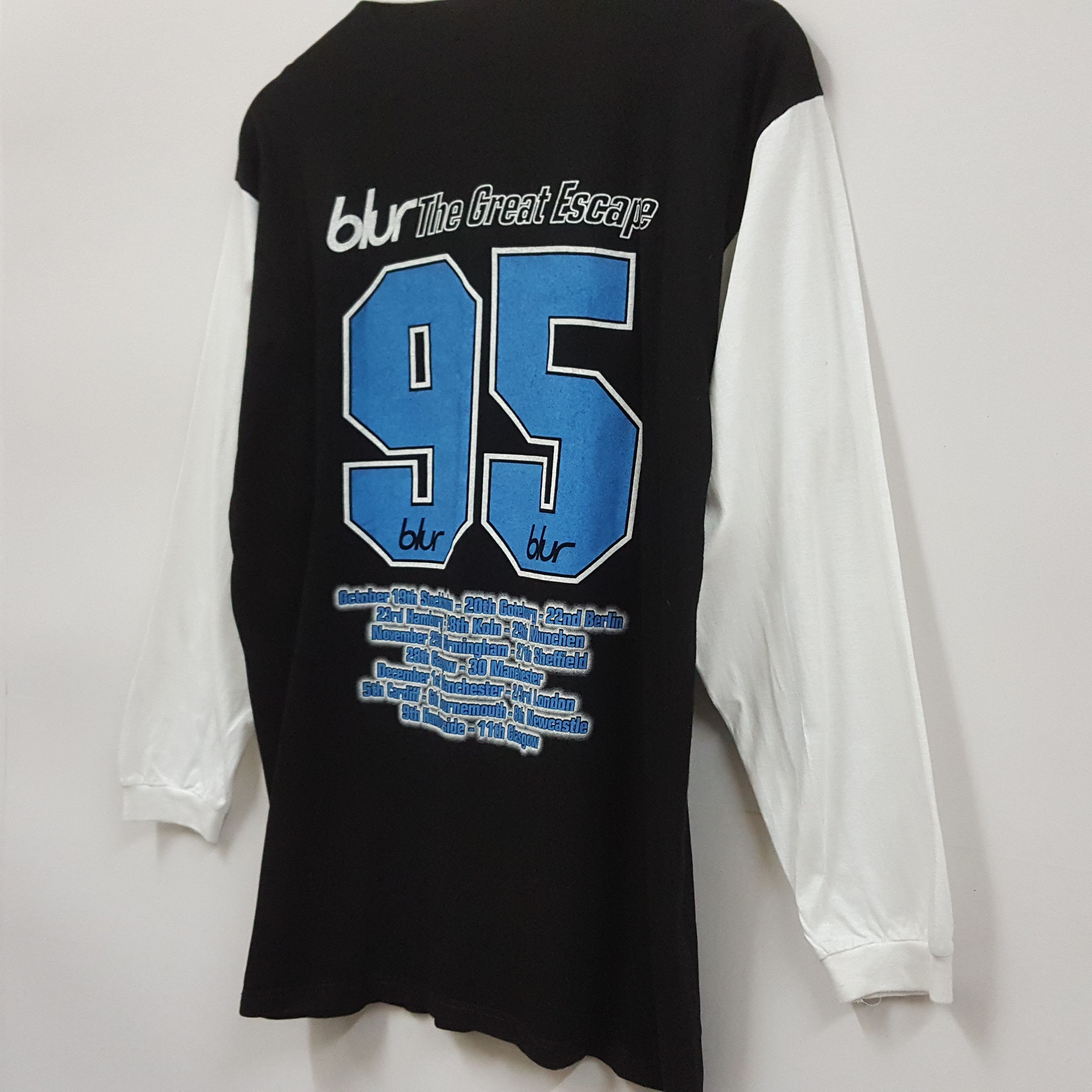 Band Tees × Vintage Vintage 90's blur English rock band The Great Escape tshirt Size US XL / EU 56 / 4 - 3 Thumbnail