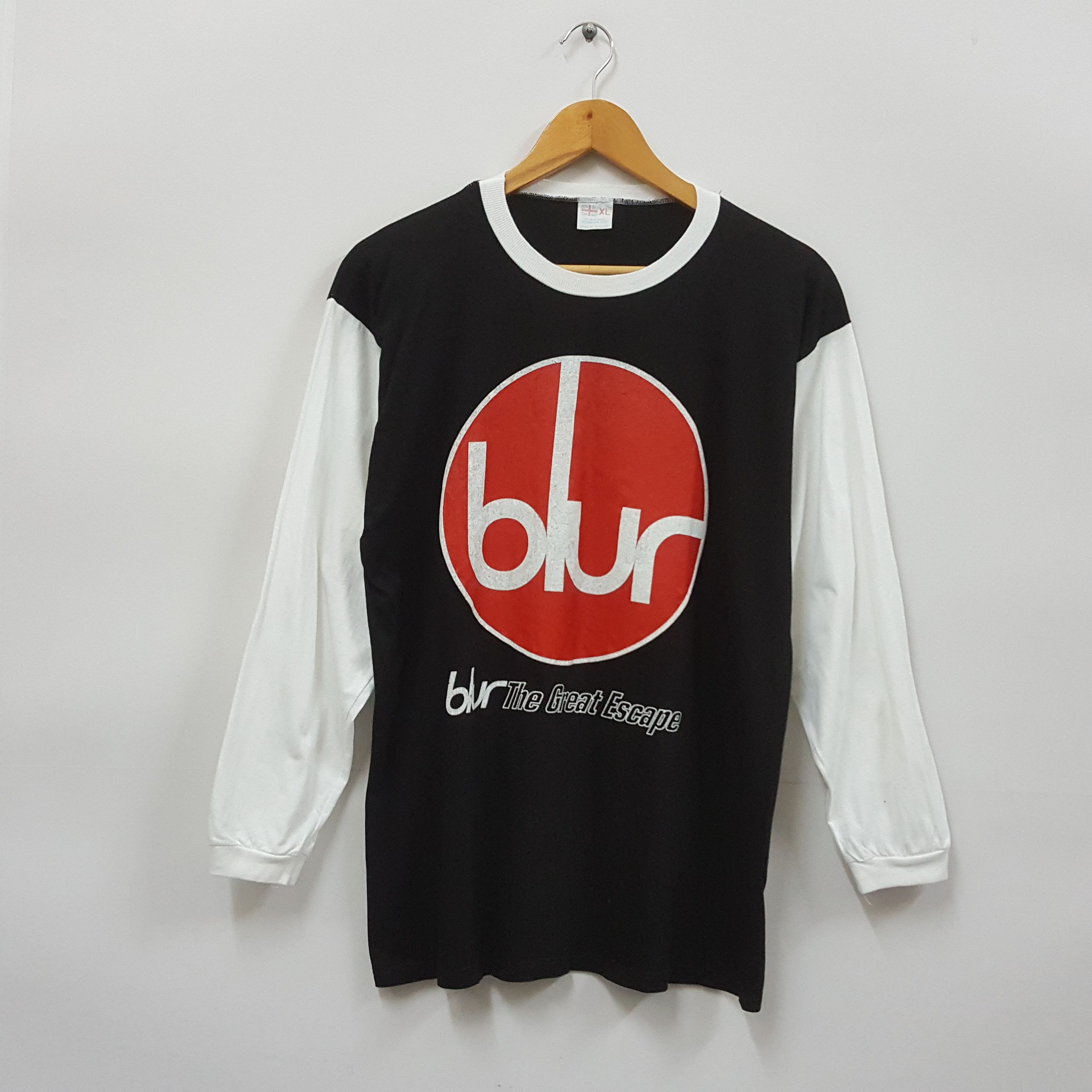 Band Tees × Vintage Vintage 90's blur English rock band The Great Escape tshirt Size US XL / EU 56 / 4 - 1 Thumbnail