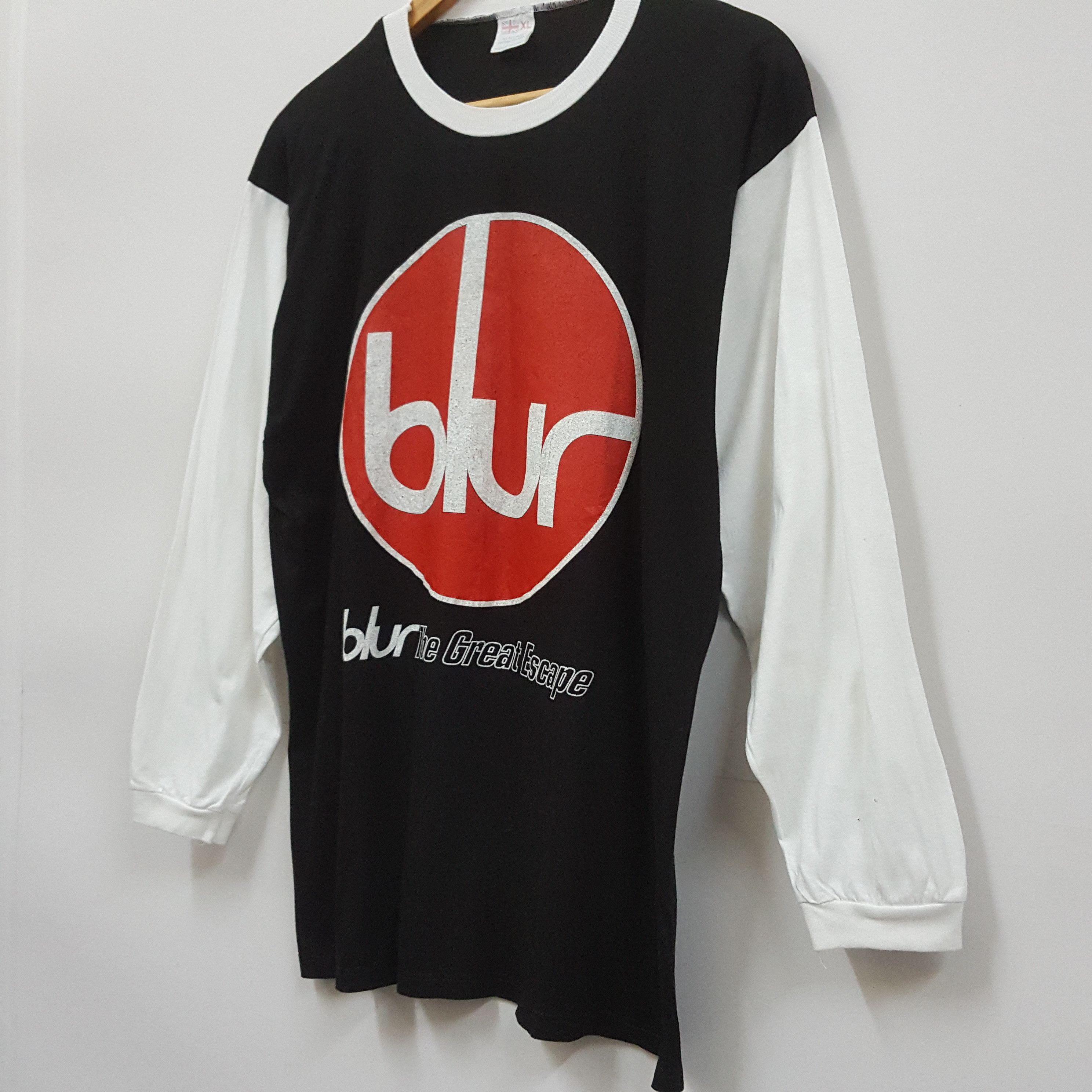 Band Tees × Vintage Vintage 90's blur English rock band The Great Escape tshirt Size US XL / EU 56 / 4 - 4 Thumbnail