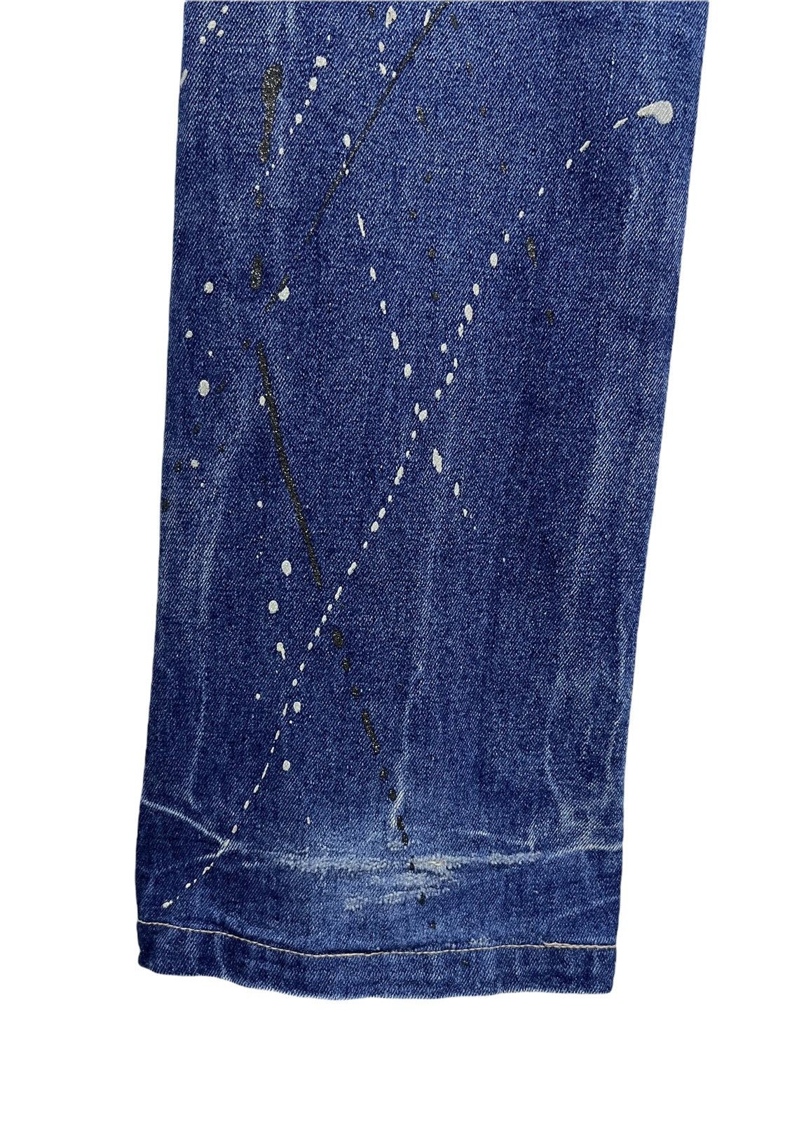 Seditionaries ☠️BERNING SHO Skull Punk Paradox Splash Distressed Denim Size US 29 - 14 Thumbnail