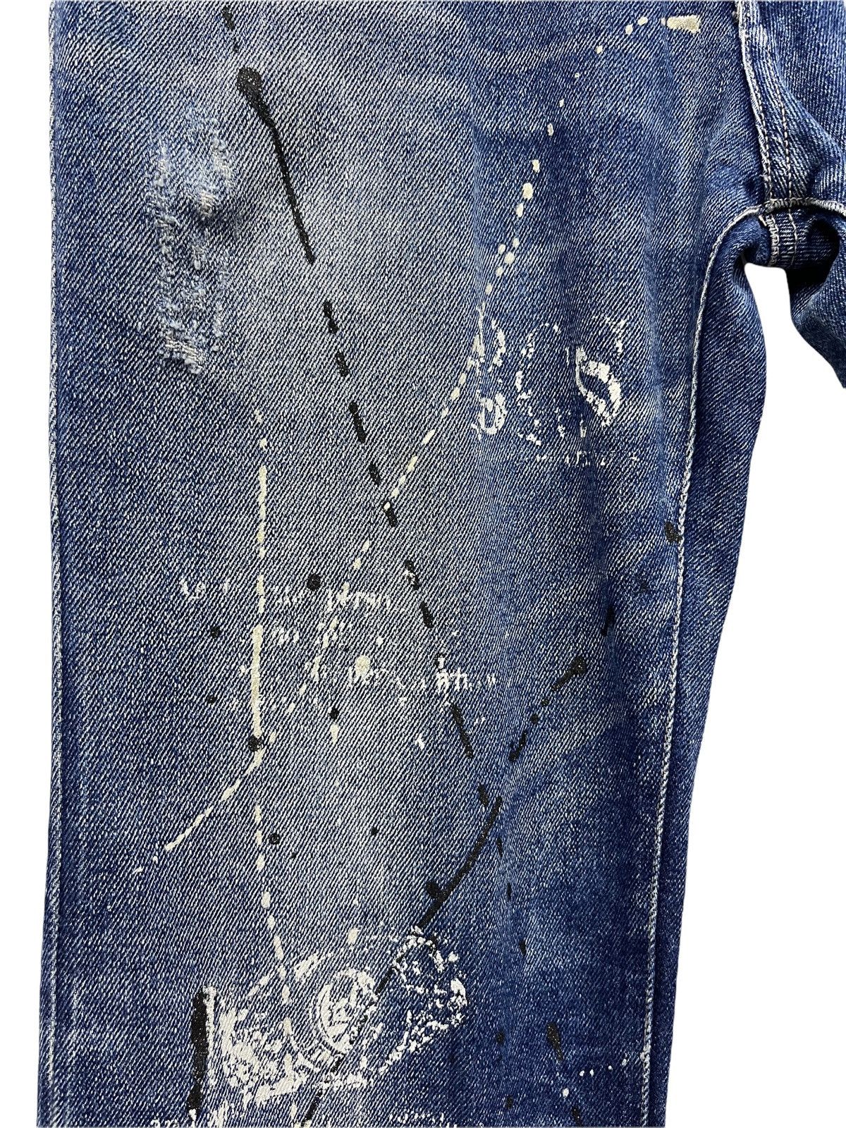 Seditionaries ☠️BERNING SHO Skull Punk Paradox Splash Distressed Denim Size US 29 - 5 Thumbnail