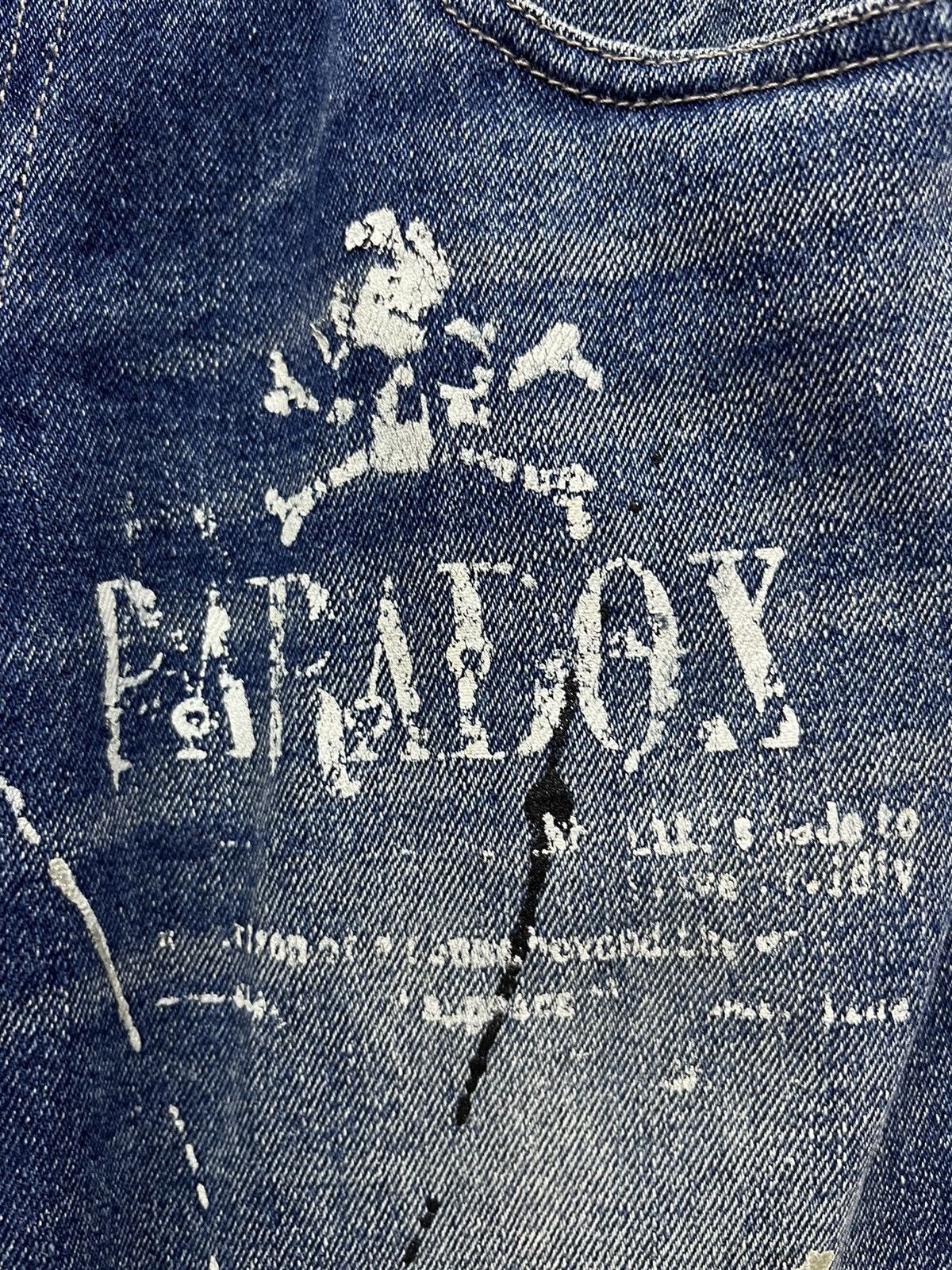 Seditionaries ☠️BERNING SHO Skull Punk Paradox Splash Distressed Denim Size US 29 - 8 Thumbnail
