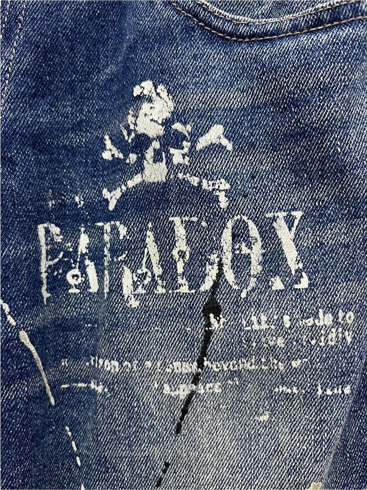 Seditionaries ☠️BERNING SHO Skull Punk Paradox Splash Distressed Denim Size US 29 - 3 Thumbnail