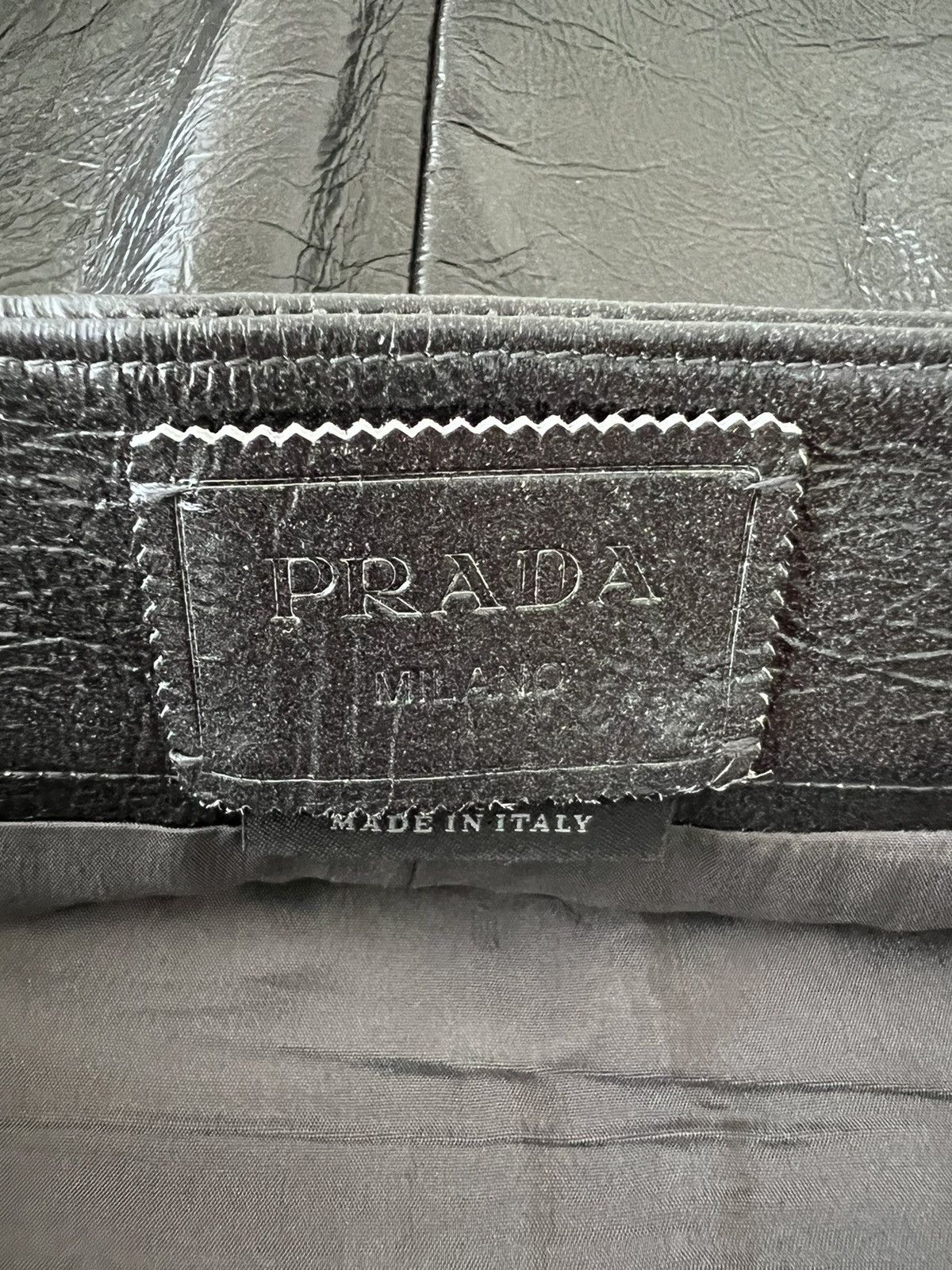 Prada 🧨50% OFF🧨 Prada LIMITED EDITION Rose Print Leather Skirt Size 27" / US 4 / IT 40 - 5 Thumbnail