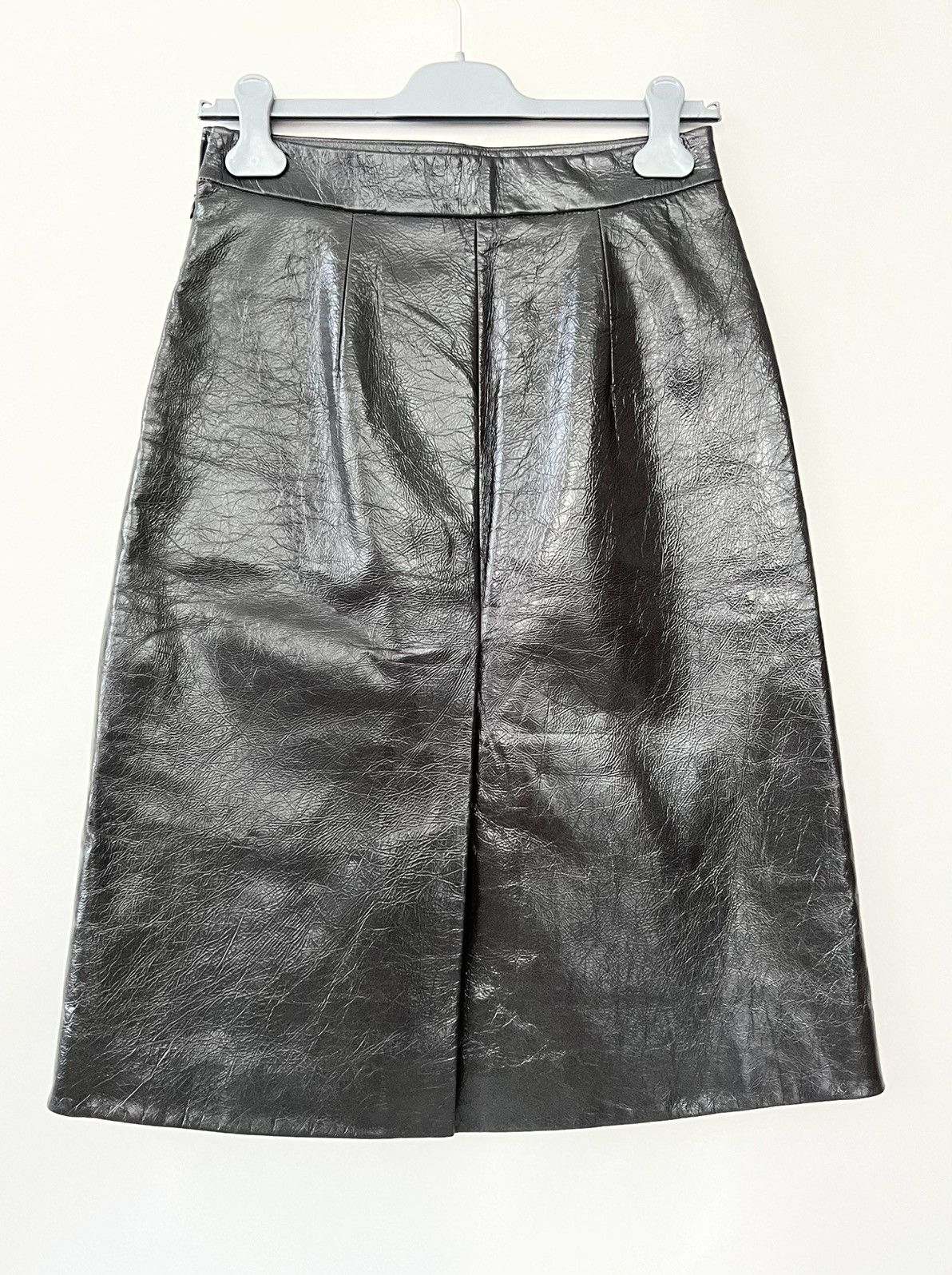 Prada 🧨50% OFF🧨 Prada LIMITED EDITION Rose Print Leather Skirt Size 27" / US 4 / IT 40 - 2 Thumbnail