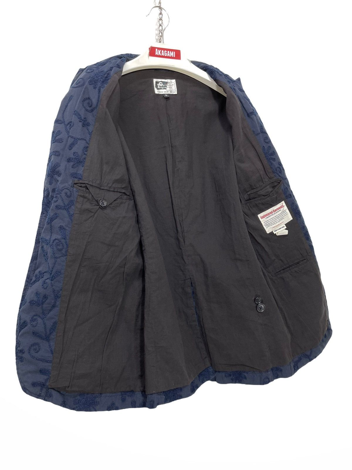 Engineered Garments ☘Chore Jacket Slim Full Chain Stitch Florals Embroydery 3🟩4 Size US S / EU 44-46 / 1 - 6 Thumbnail