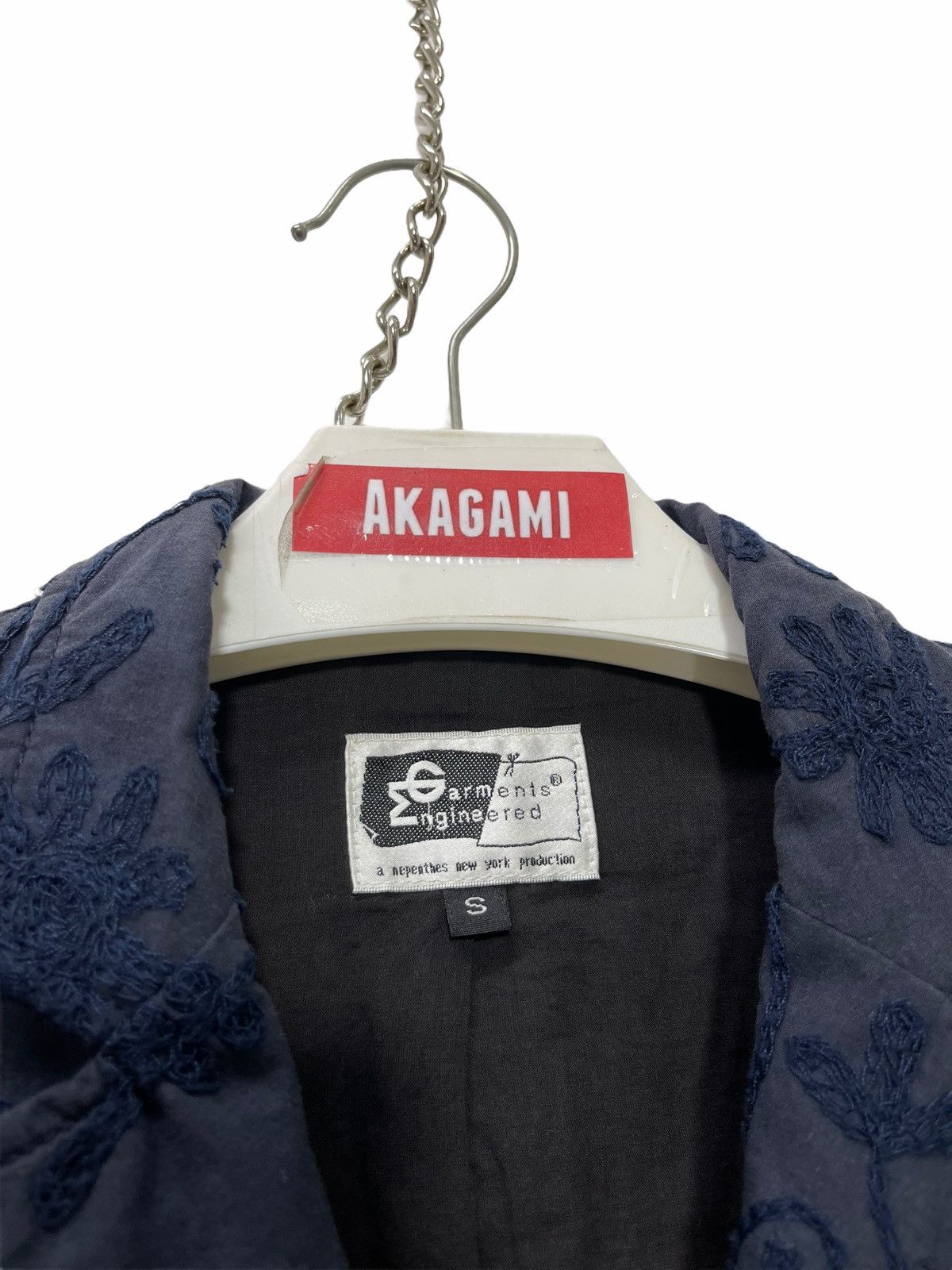 Engineered Garments ☘Chore Jacket Slim Full Chain Stitch Florals Embroydery 3🟩4 Size US S / EU 44-46 / 1 - 7 Thumbnail