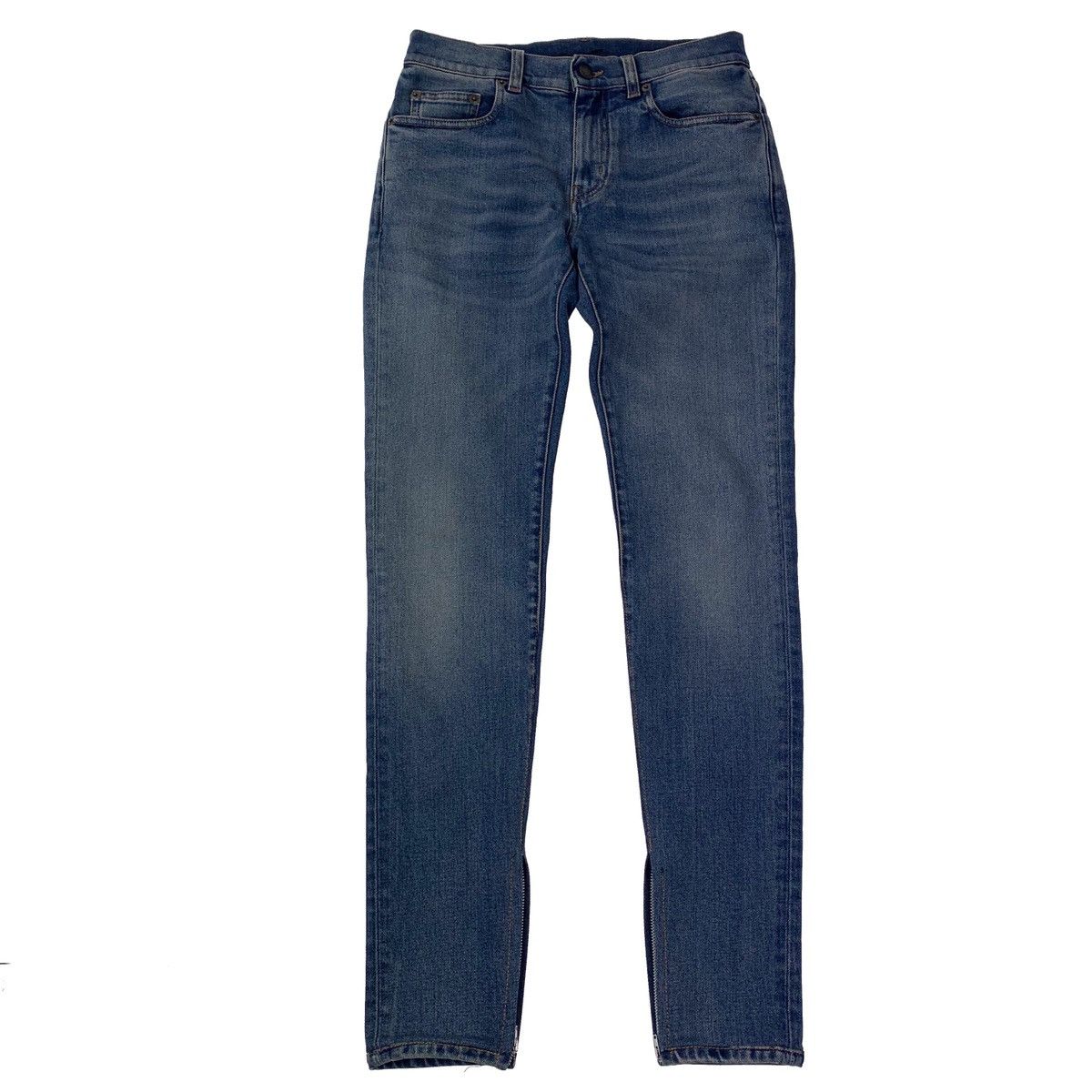 Saint Laurent Paris Saint Laurent Paris D02 M/SK-LW Blue Denim Jeans Size US 29 - 2 Thumbnail