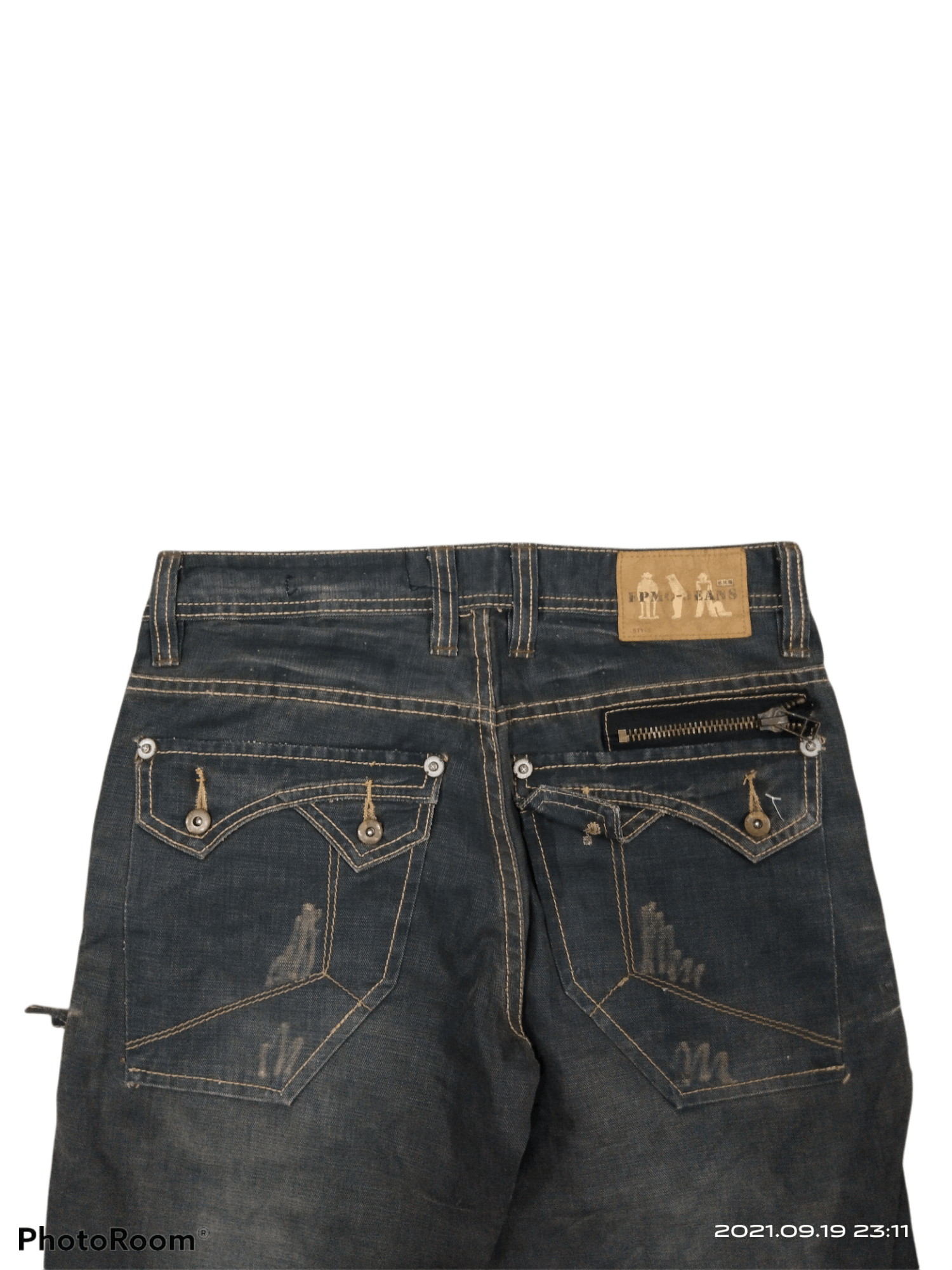 Japanese Brand JAPANESE EPMO TACTICAL MULTIPOCKET DENIM PANTS Size US 31 - 4 Thumbnail
