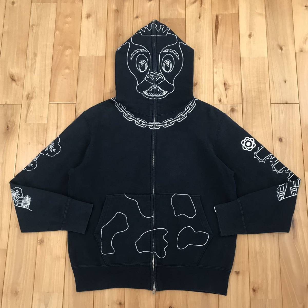 Bape BAPE Holstein full zip hoodie Navy a bathing ape NIGO Size US S / EU 44-46 / 1 - 1 Thumbnail