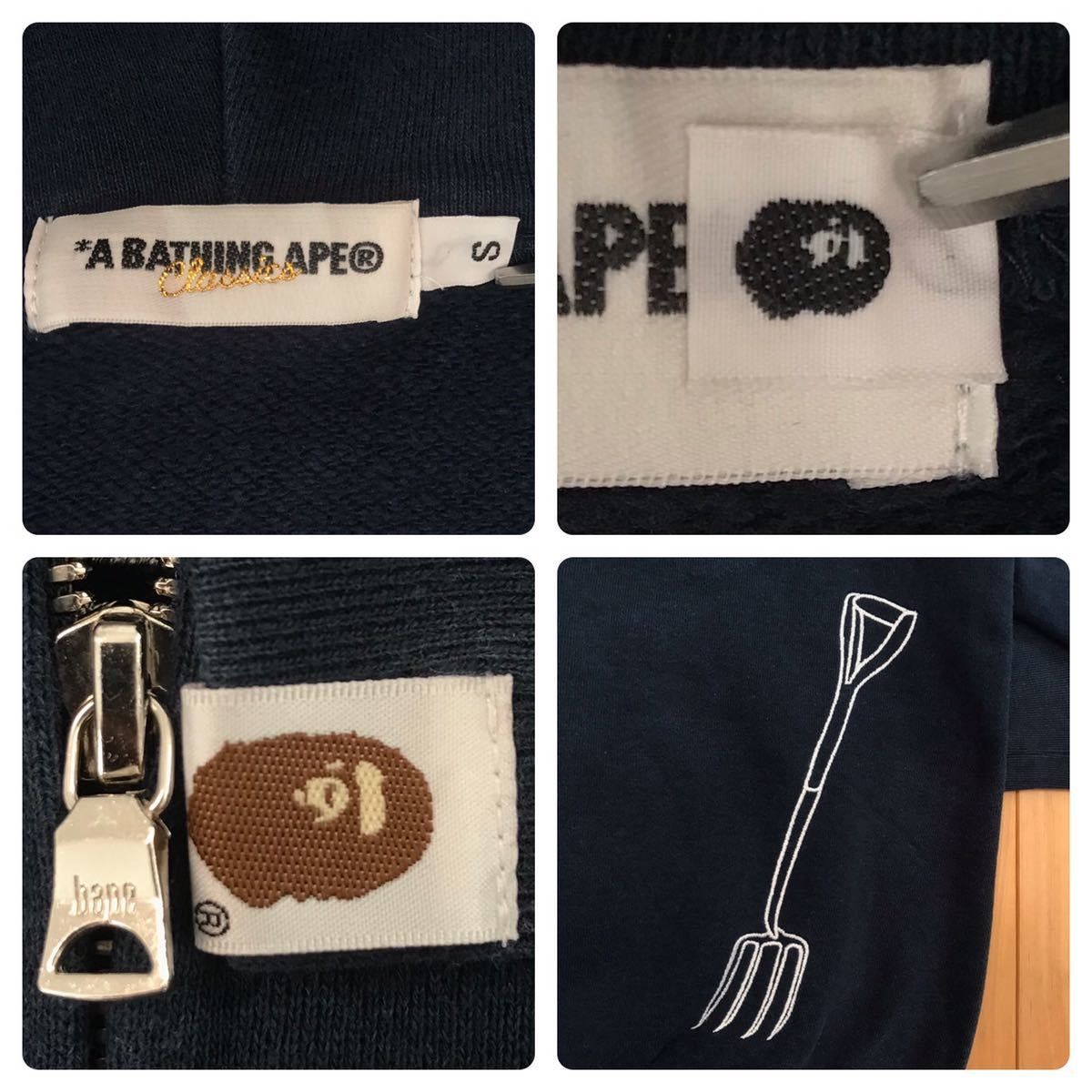 Bape BAPE Holstein full zip hoodie Navy a bathing ape NIGO Size US S / EU 44-46 / 1 - 8 Thumbnail