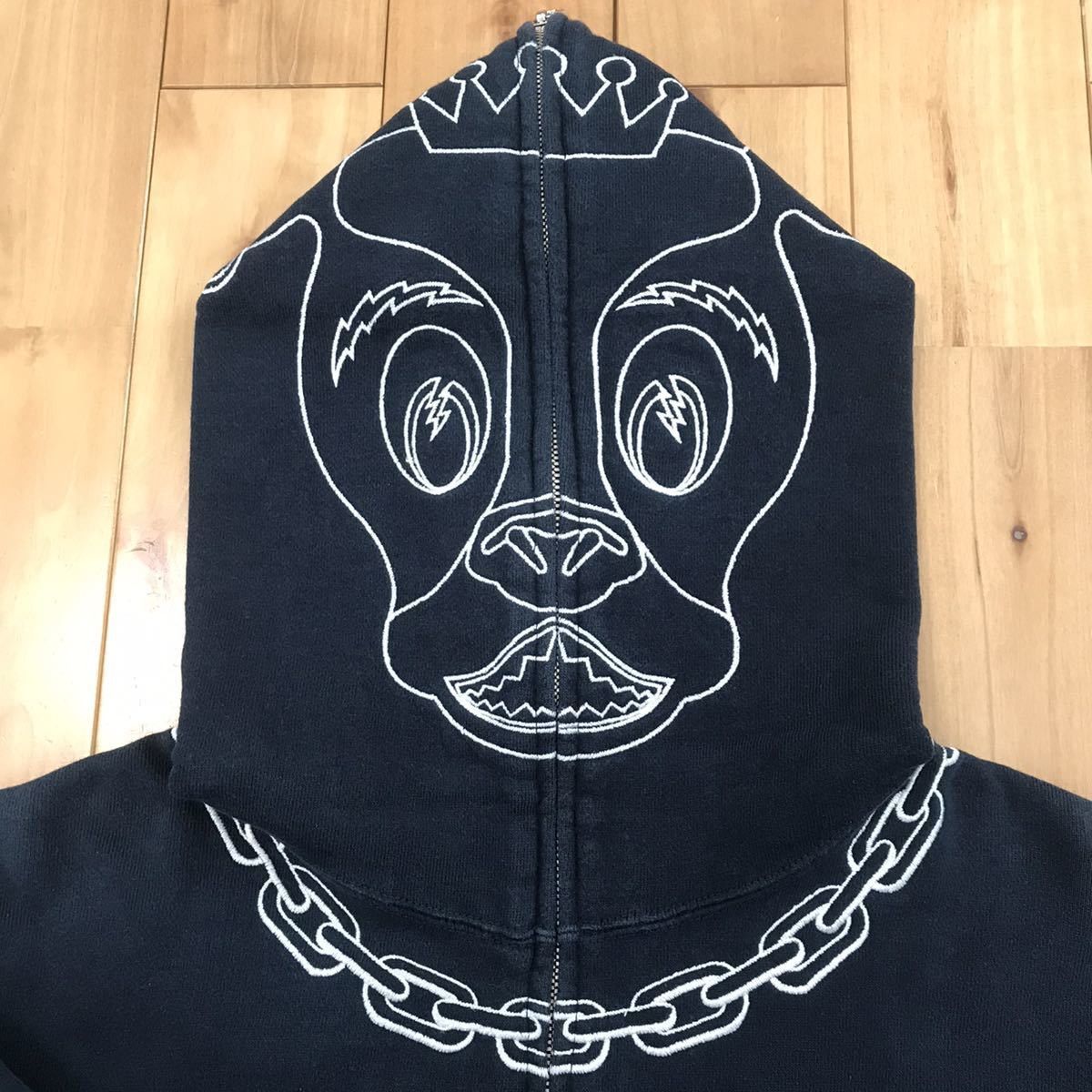 Bape BAPE Holstein full zip hoodie Navy a bathing ape NIGO Size US S / EU 44-46 / 1 - 4 Thumbnail