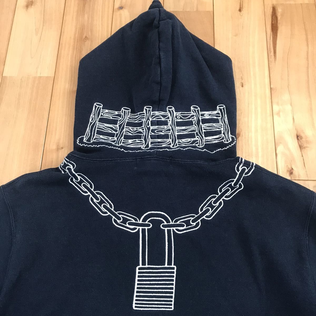 Bape BAPE Holstein full zip hoodie Navy a bathing ape NIGO Size US S / EU 44-46 / 1 - 5 Thumbnail