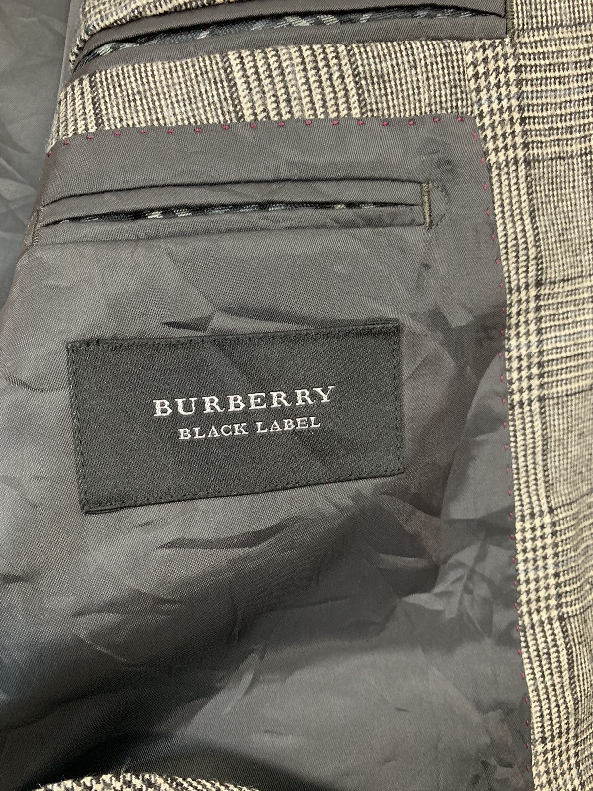 Burberry Burberry Black Label Plaid Blazer Size 38R - 6 Thumbnail