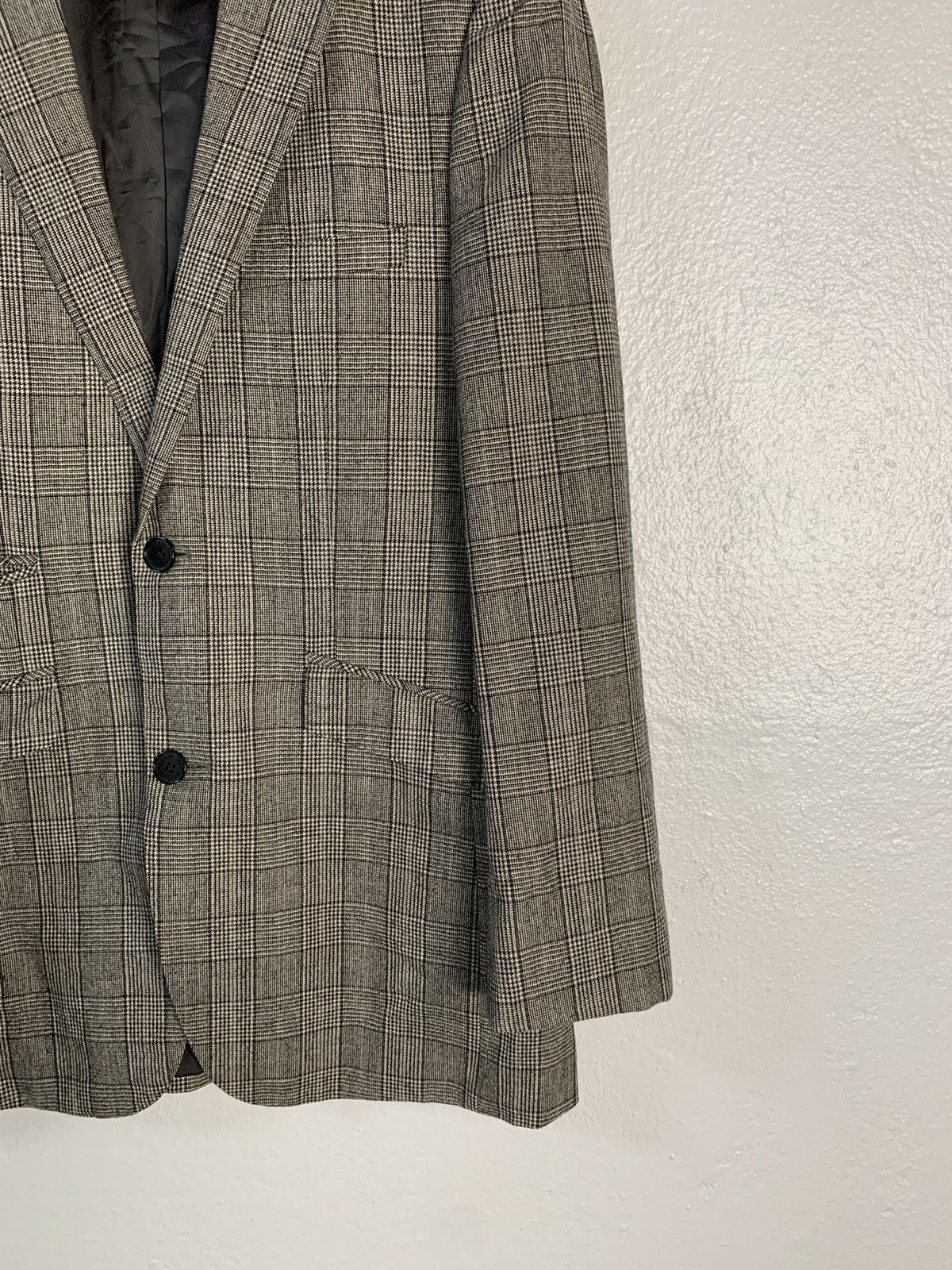 Burberry Burberry Black Label Plaid Blazer Size 38R - 2 Thumbnail