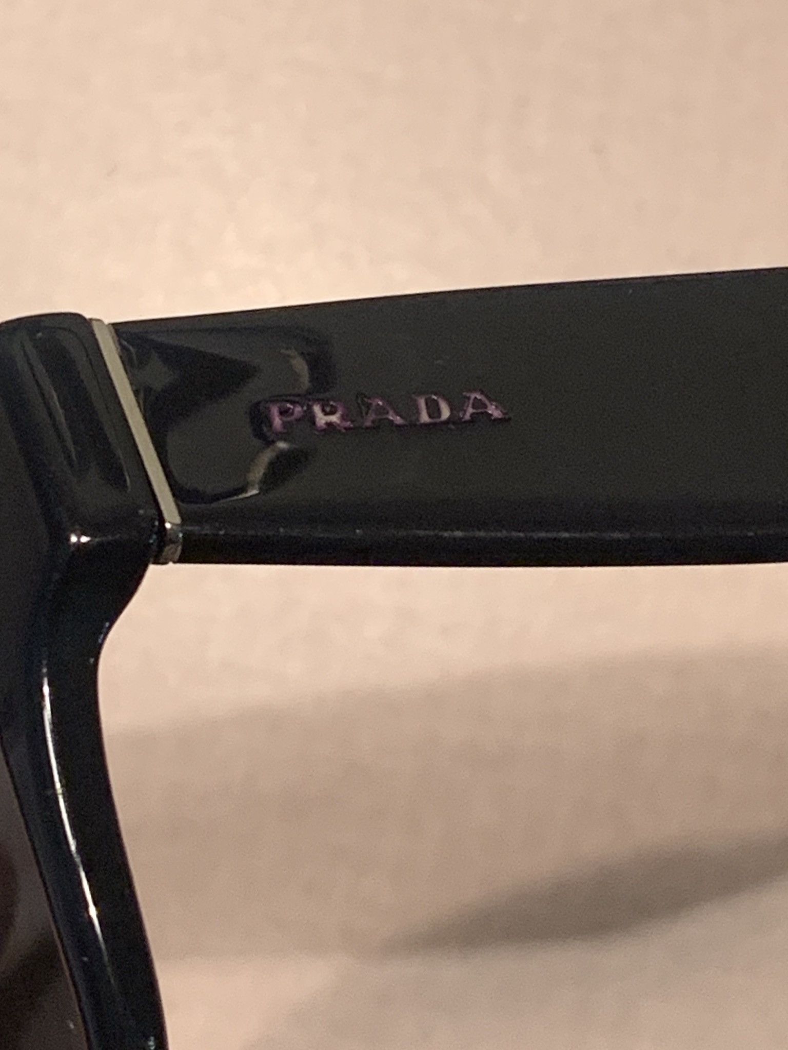 Designer × Prada × Vintage RARE* Vintage Prada Italian Made Iridescent Logo Sunglasses Size ONE SIZE - 4 Thumbnail