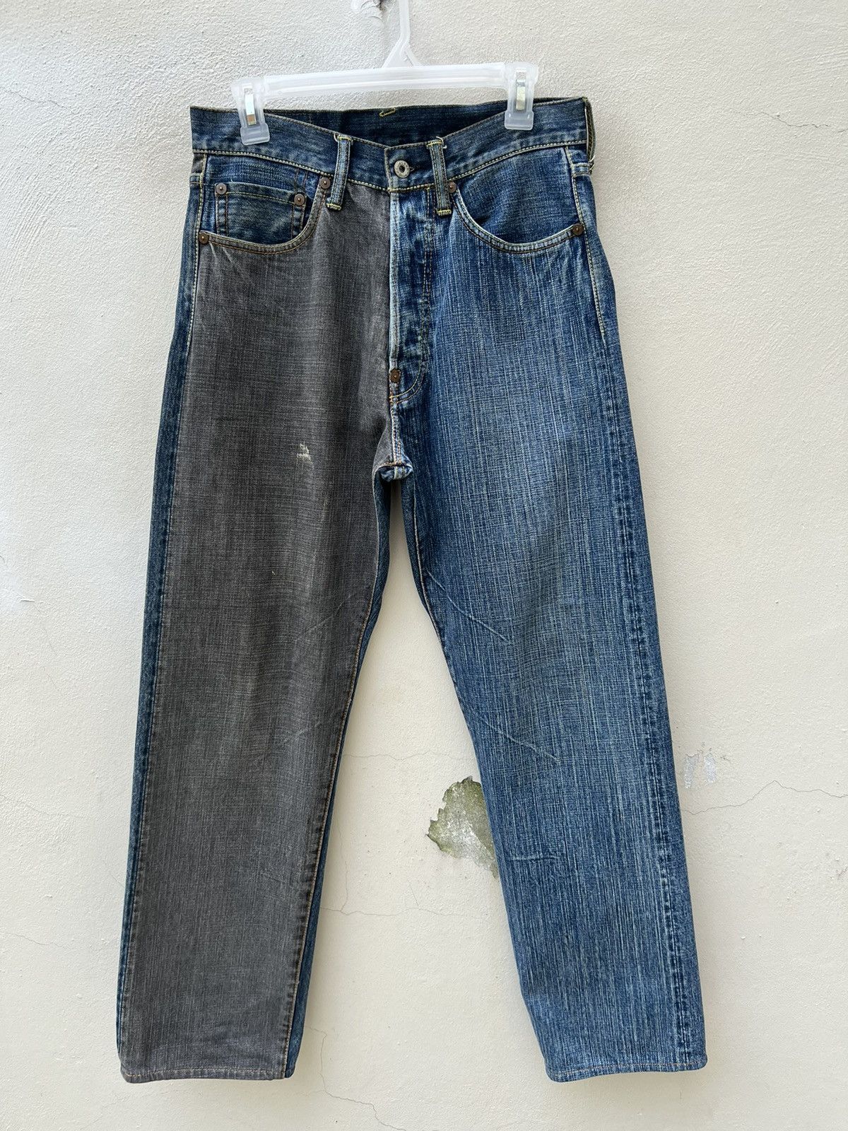 Evisu Vintage Evisu Genes Paris Two Faces Denim Selvedge Jeans Size US 30 / EU 46 - 6 Thumbnail