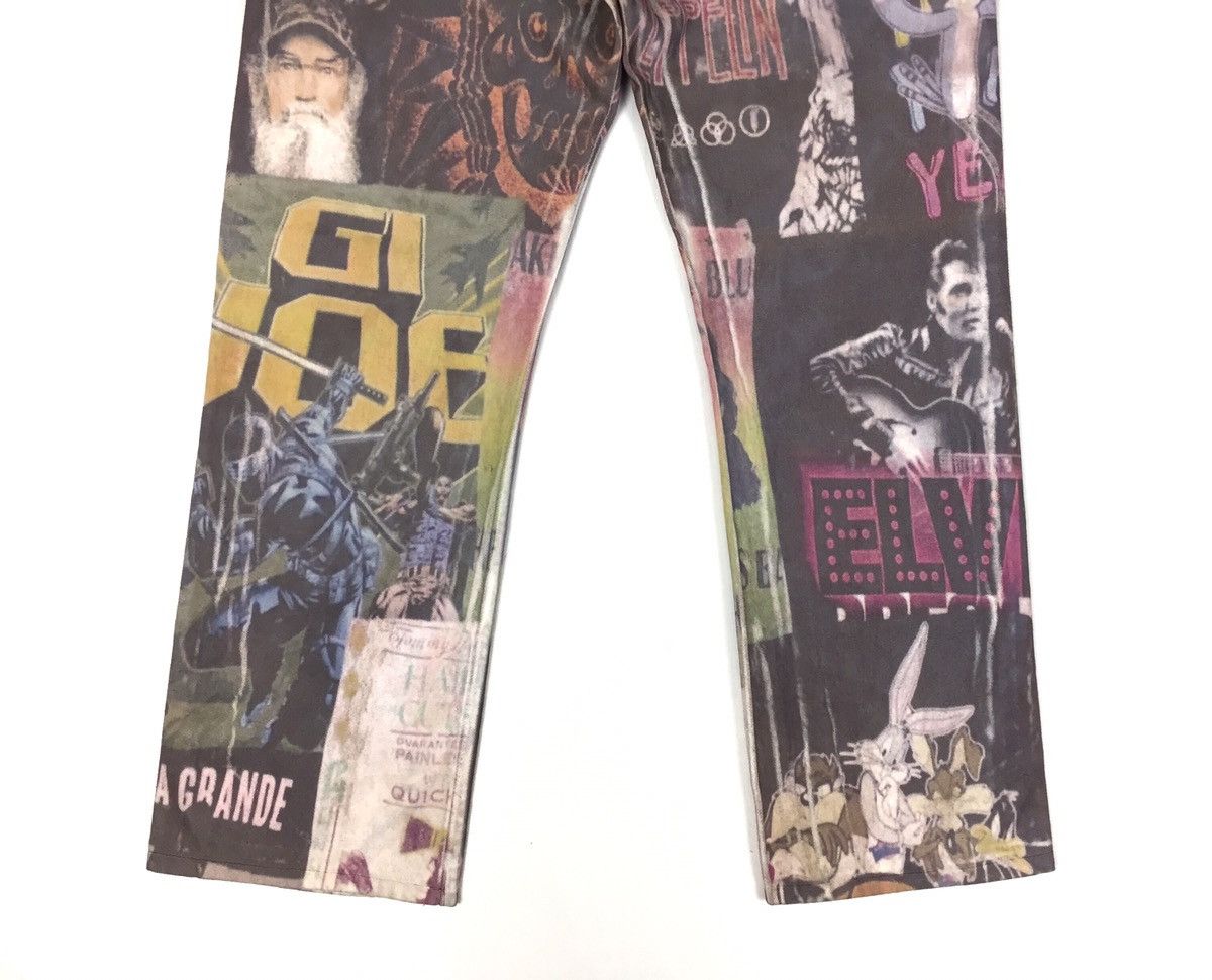 Led Zeppelin × Levi's Made & Crafted × Levi's Vintage Clothing 🔥MEGA RARE 🔥Vintage Levis 501 x Band x Movie Over Print Size US 35 - 14 Thumbnail