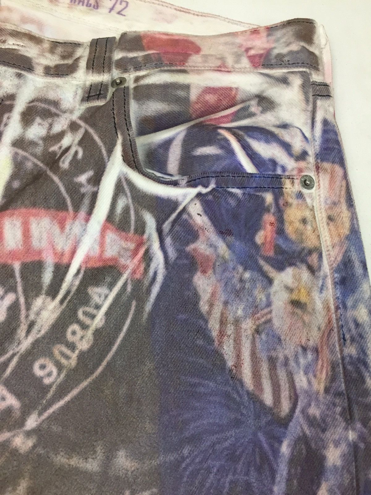 Led Zeppelin × Levi's Made & Crafted × Levi's Vintage Clothing 🔥MEGA RARE 🔥Vintage Levis 501 x Band x Movie Over Print Size US 35 - 9 Thumbnail