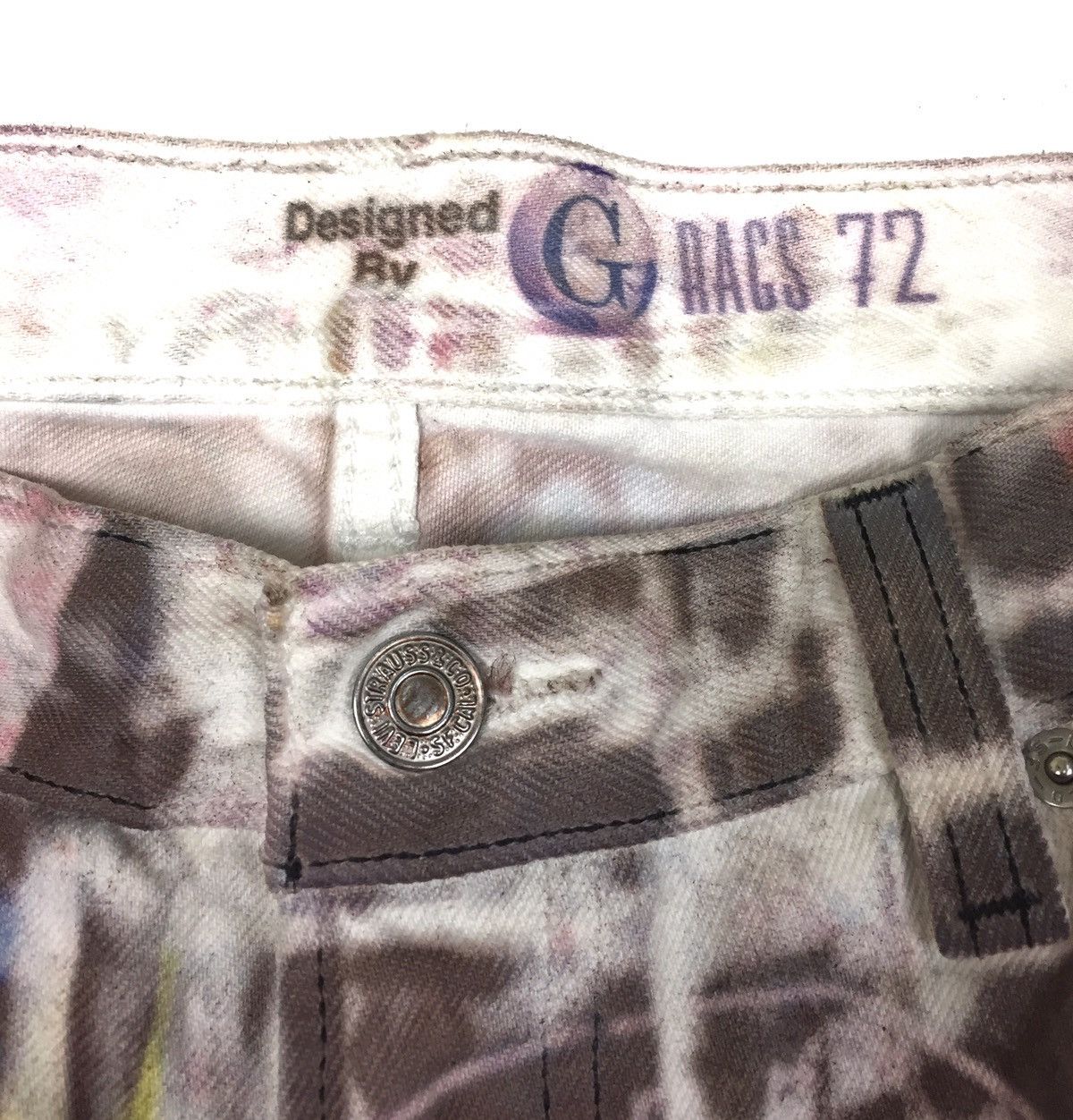 Led Zeppelin × Levi's Made & Crafted × Levi's Vintage Clothing 🔥MEGA RARE 🔥Vintage Levis 501 x Band x Movie Over Print Size US 35 - 11 Thumbnail