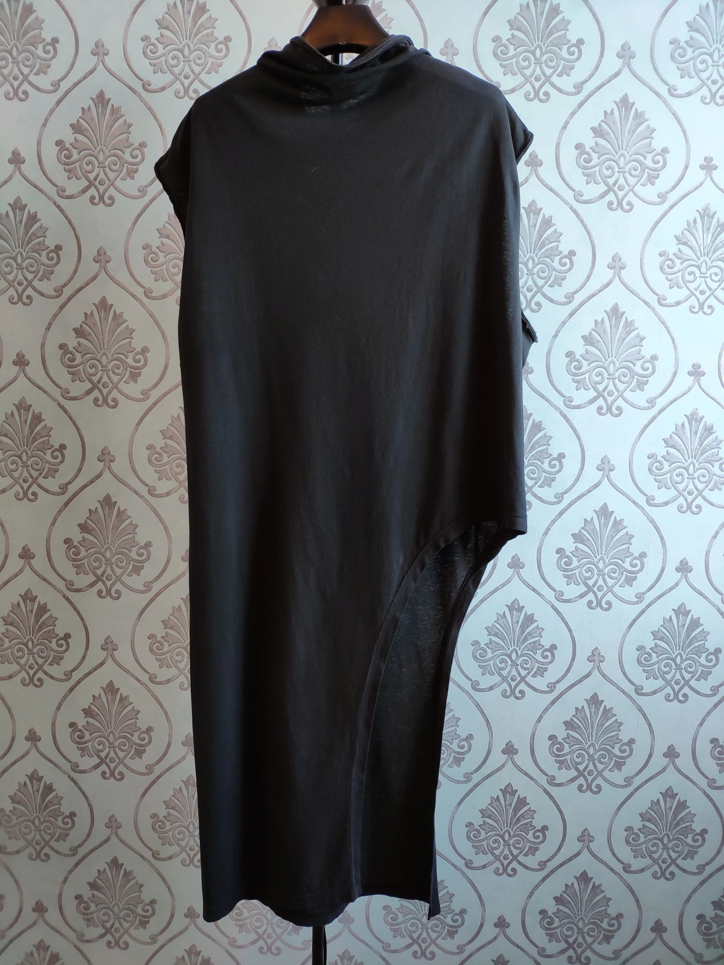 image of Obscur x Soderberg Long Turtleneck Top.like Carol Christian Poell Or Ma+ in Dark Grey (Size Small)