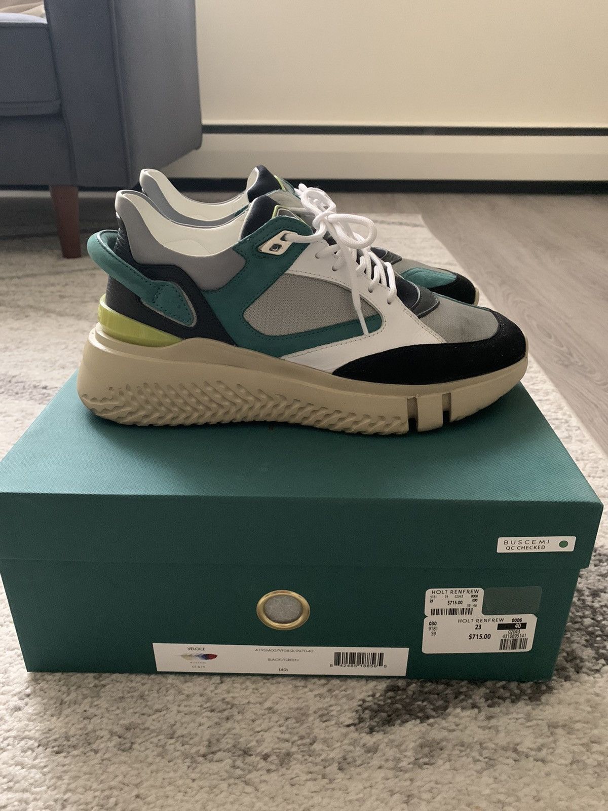 Buscemi BUSCEMI VELOCE SNEAKERS Size US 8 / EU 41 - 3 Thumbnail