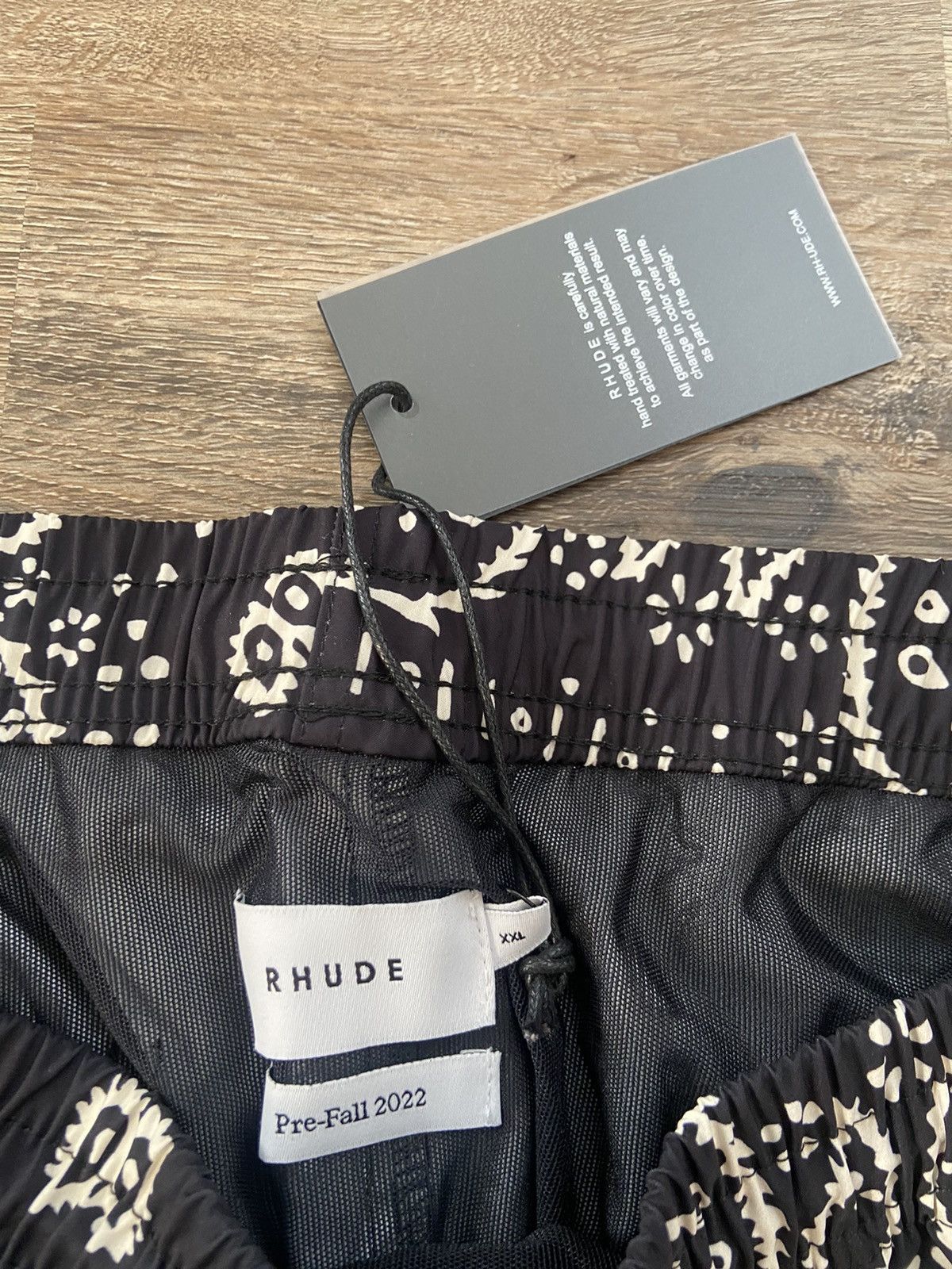 Rhude RHUDE Black Swim Shorts Size US 38 / EU 54 - 4 Thumbnail