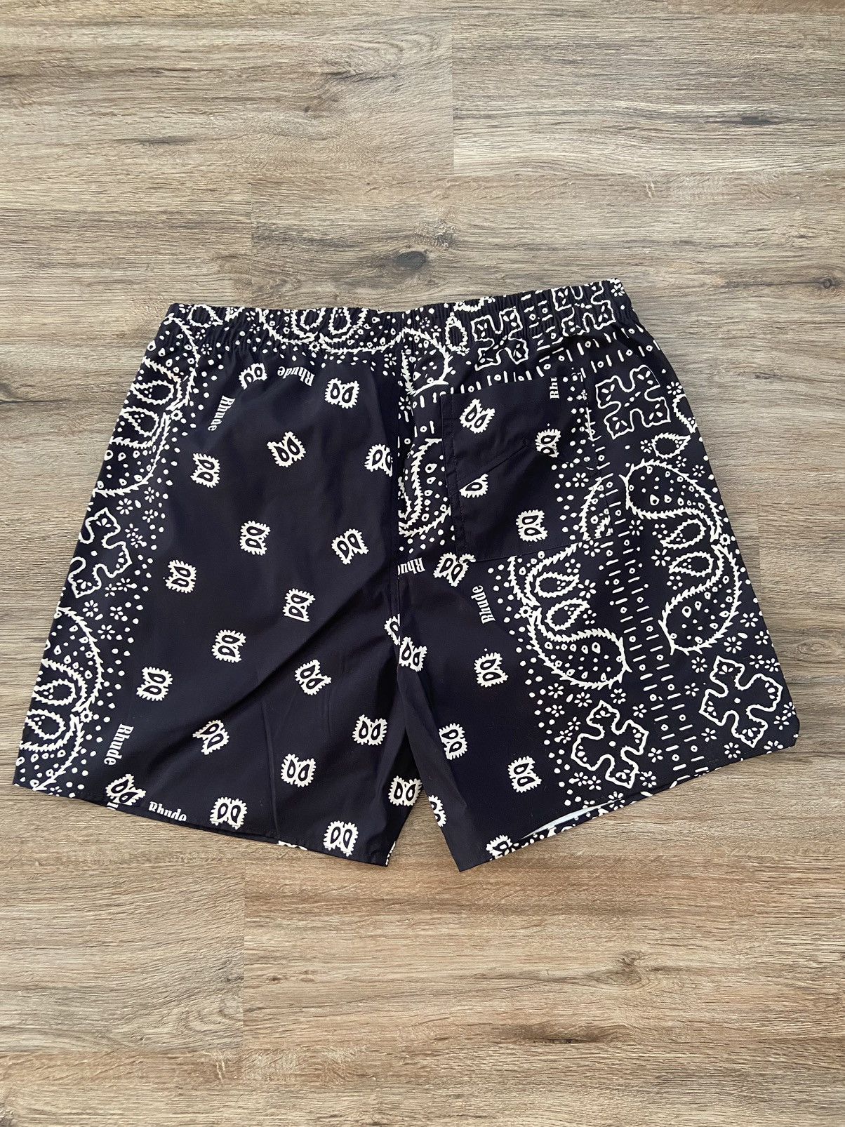 Rhude RHUDE Black Swim Shorts Size US 38 / EU 54 - 3 Thumbnail
