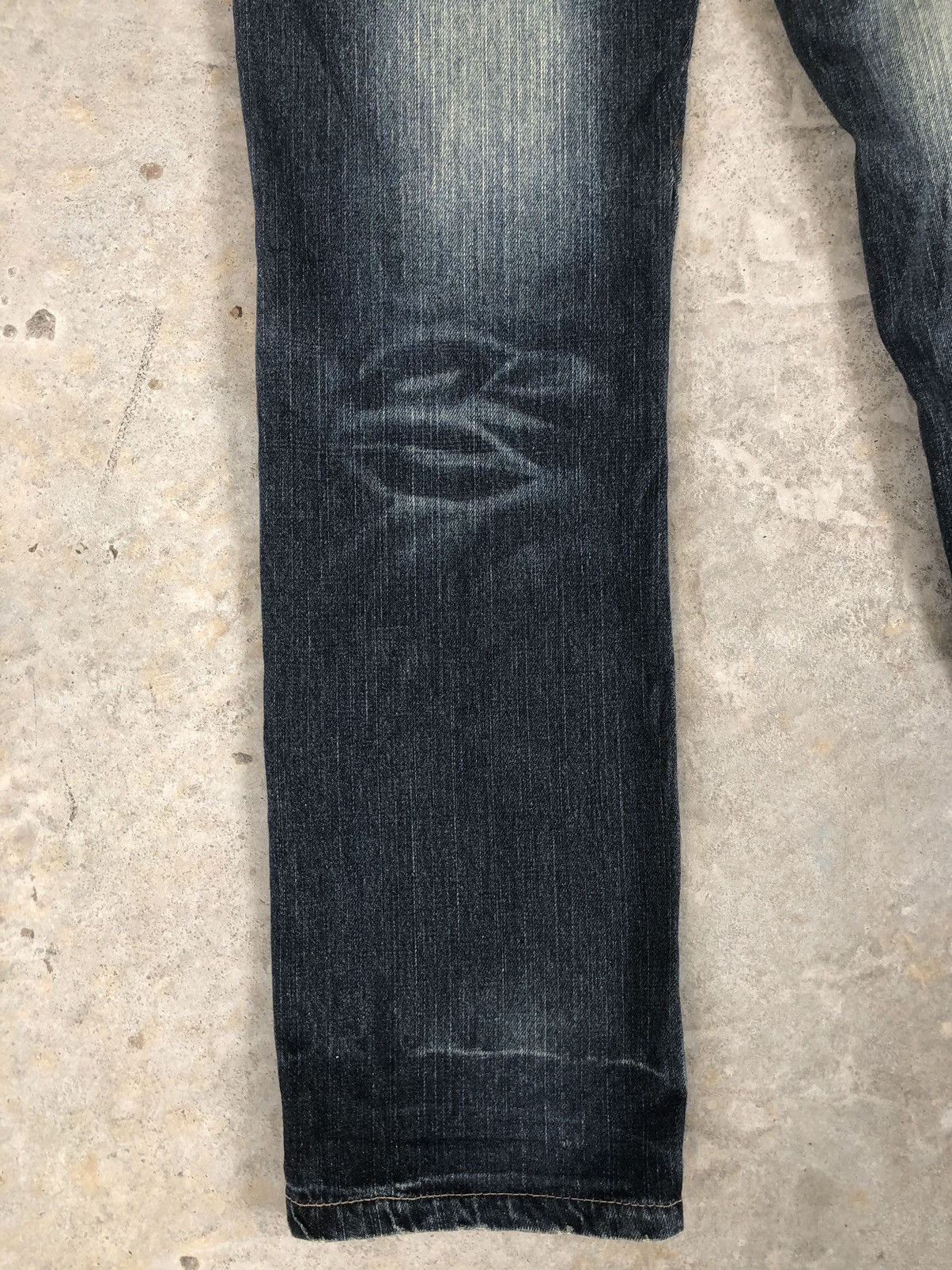 Japanese Brand Rare GUMU Double Waist Distressed Denim Size US 32 / EU 48 - 11 Thumbnail