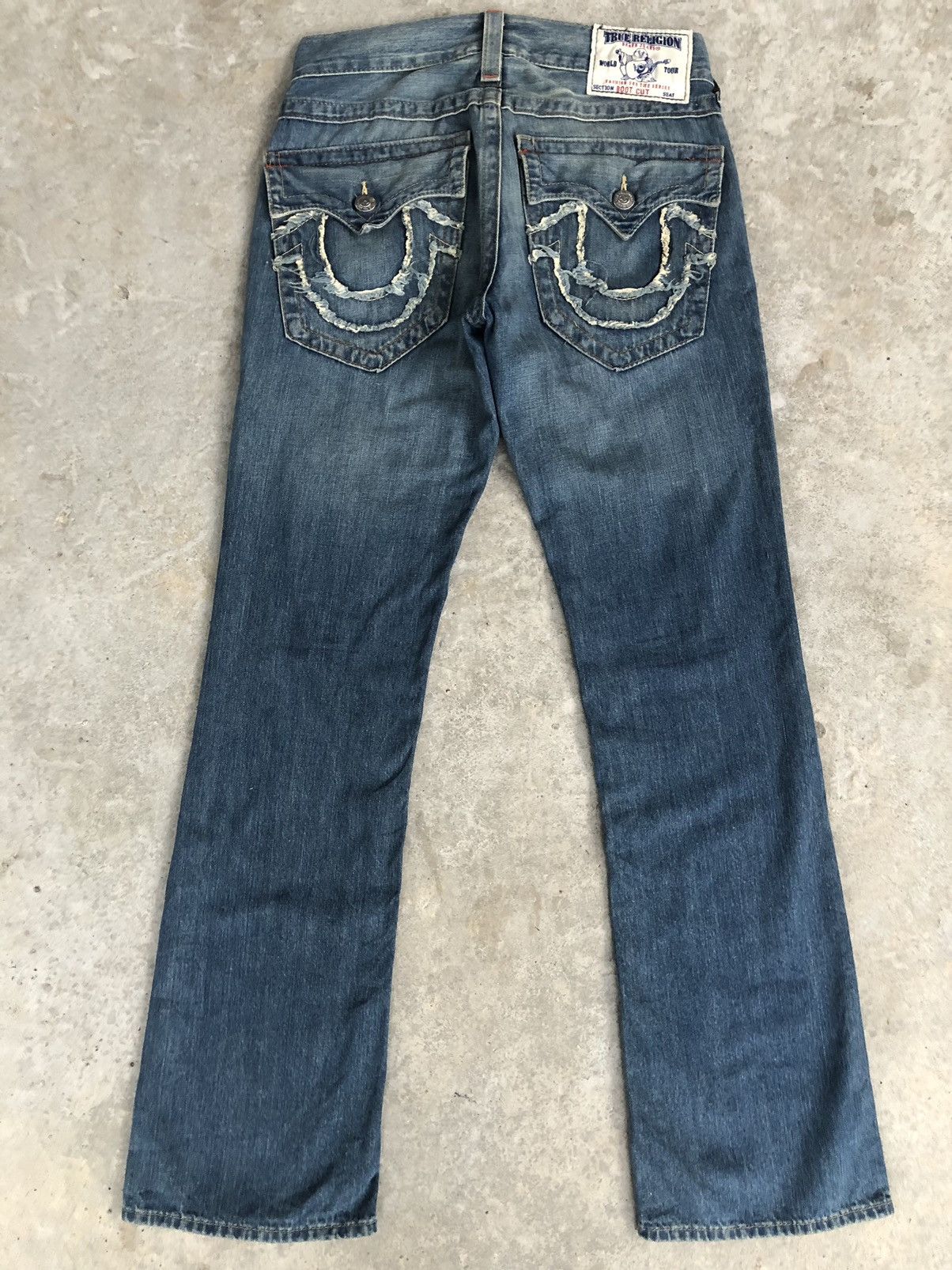 True Religion True Religion Flared Jeans Boot Cut Embroidered Jeans Size US 32 / EU 48 - 1 Thumbnail