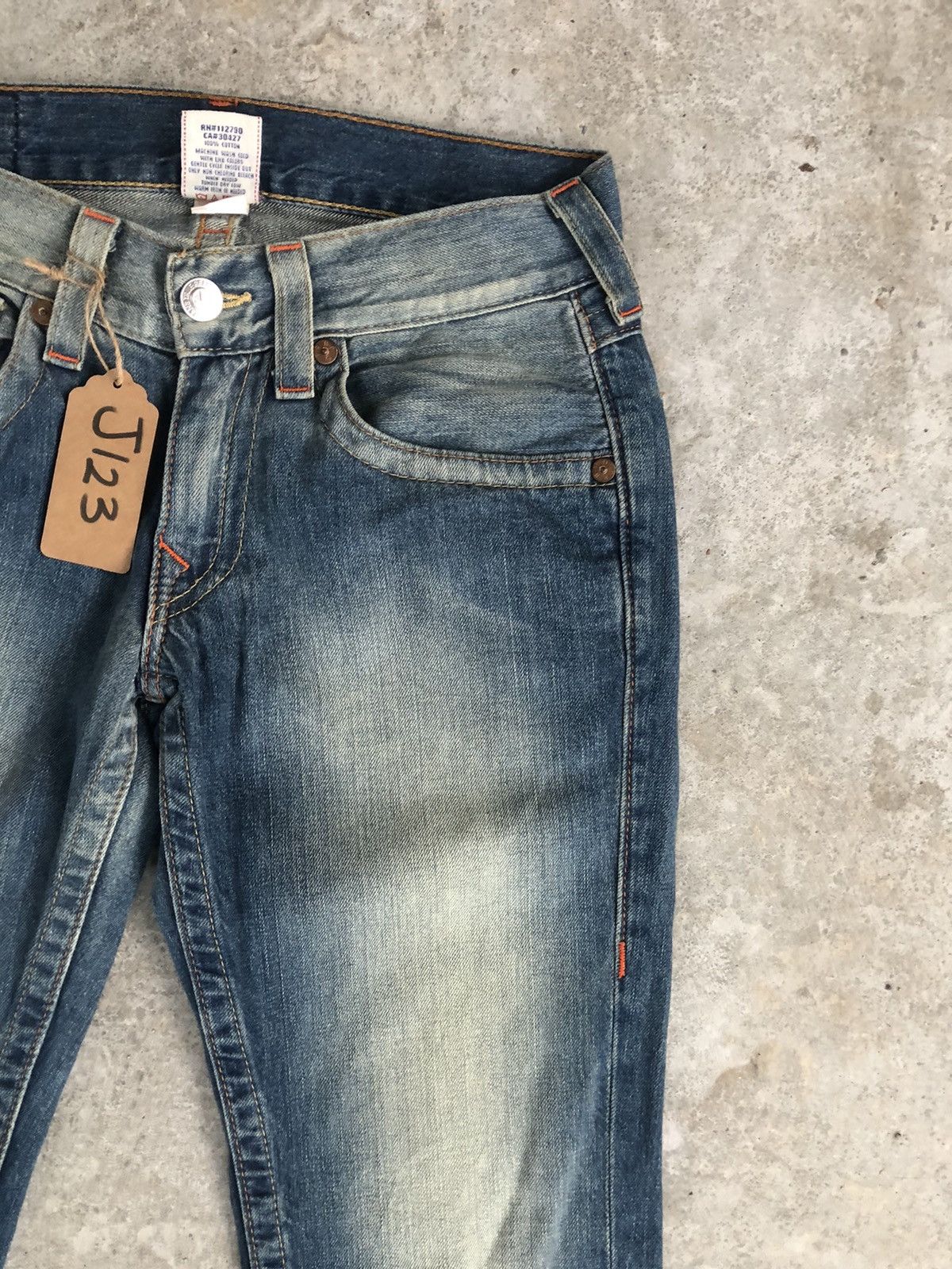 True Religion True Religion Flared Jeans Boot Cut Embroidered Jeans Size US 32 / EU 48 - 4 Thumbnail