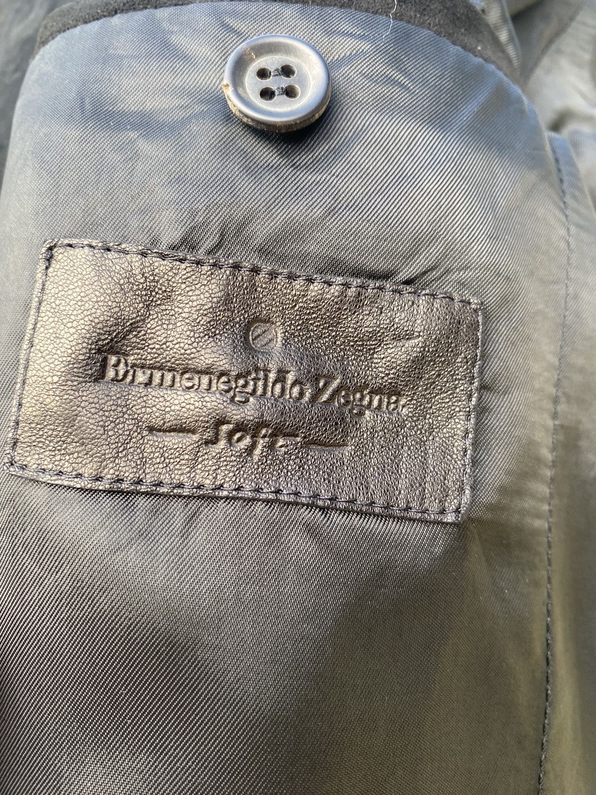 Ermenegildo Zegna leather blazer Size US S / EU 44-46 / 1 - 8 Thumbnail