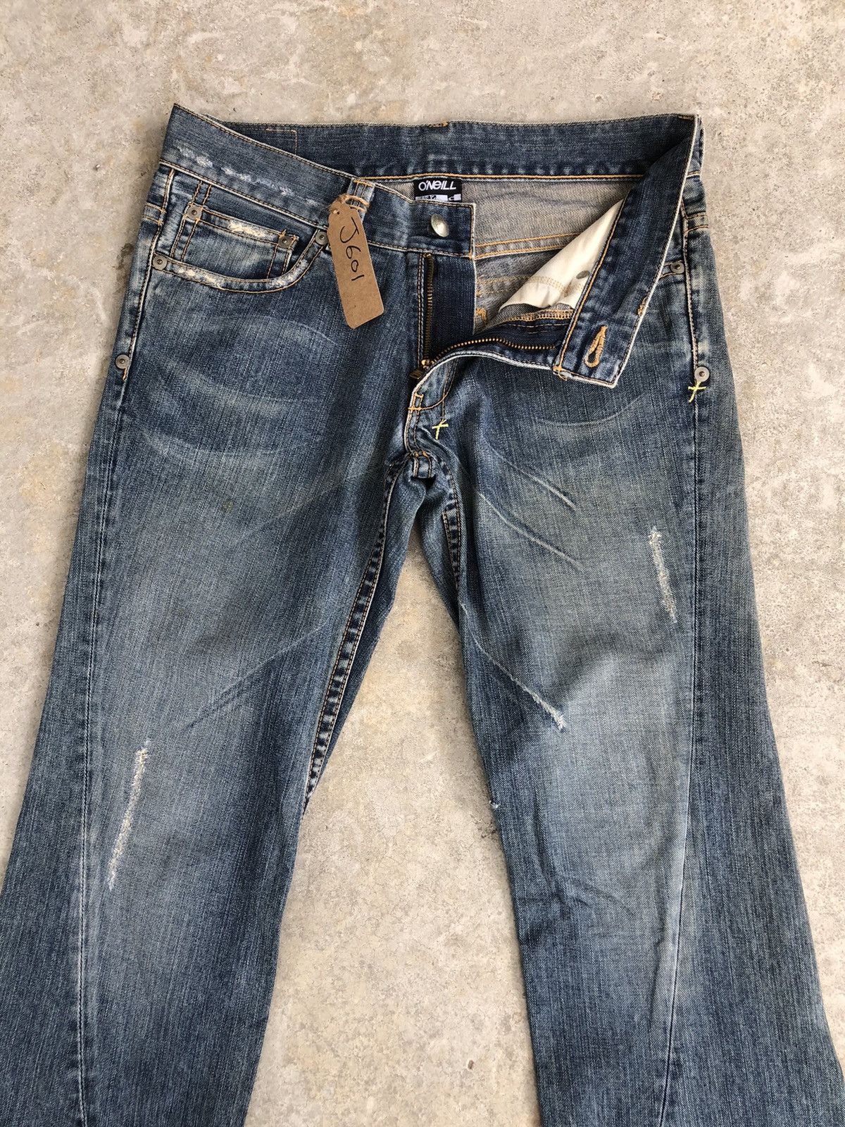 If Six Was Nine Oneil Flared Jeans Distressed Jeans Size US 34 / EU 50 - 4 Thumbnail