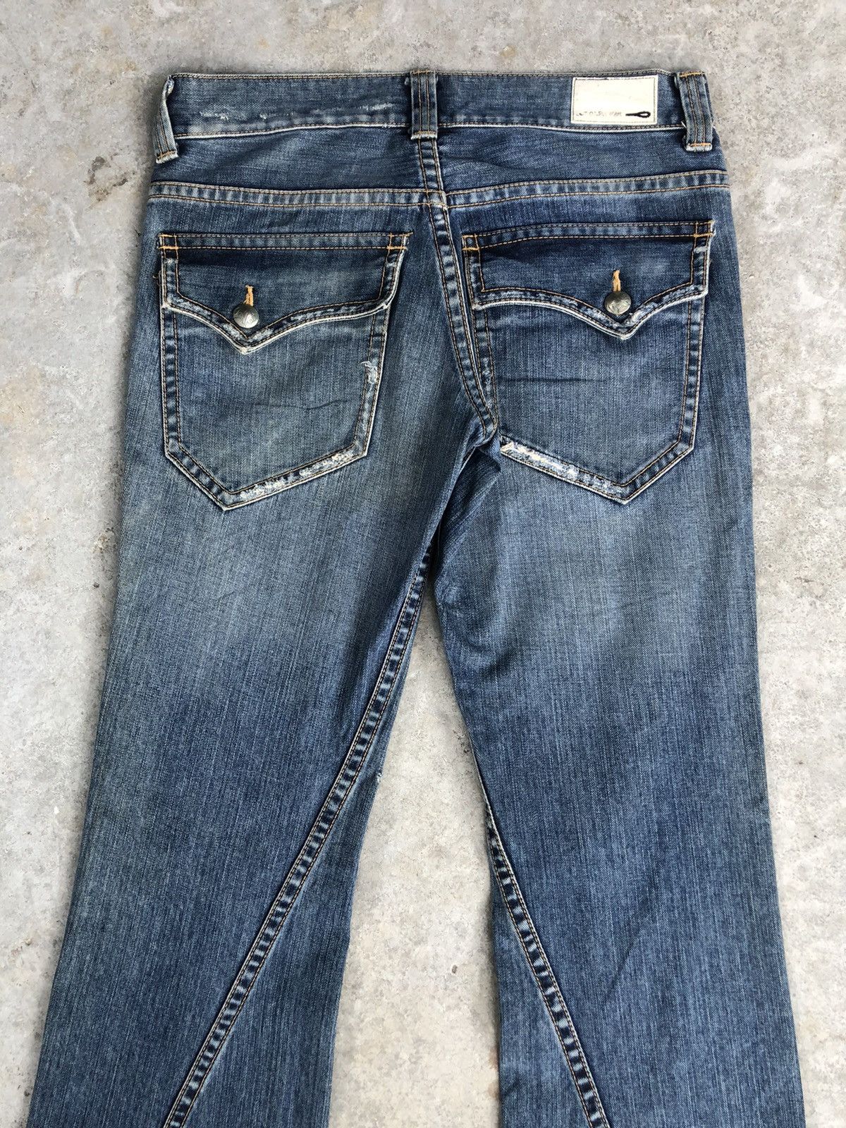 If Six Was Nine Oneil Flared Jeans Distressed Jeans Size US 34 / EU 50 - 11 Thumbnail