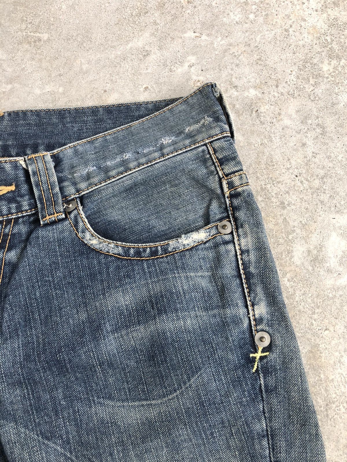 If Six Was Nine Oneil Flared Jeans Distressed Jeans Size US 34 / EU 50 - 10 Thumbnail