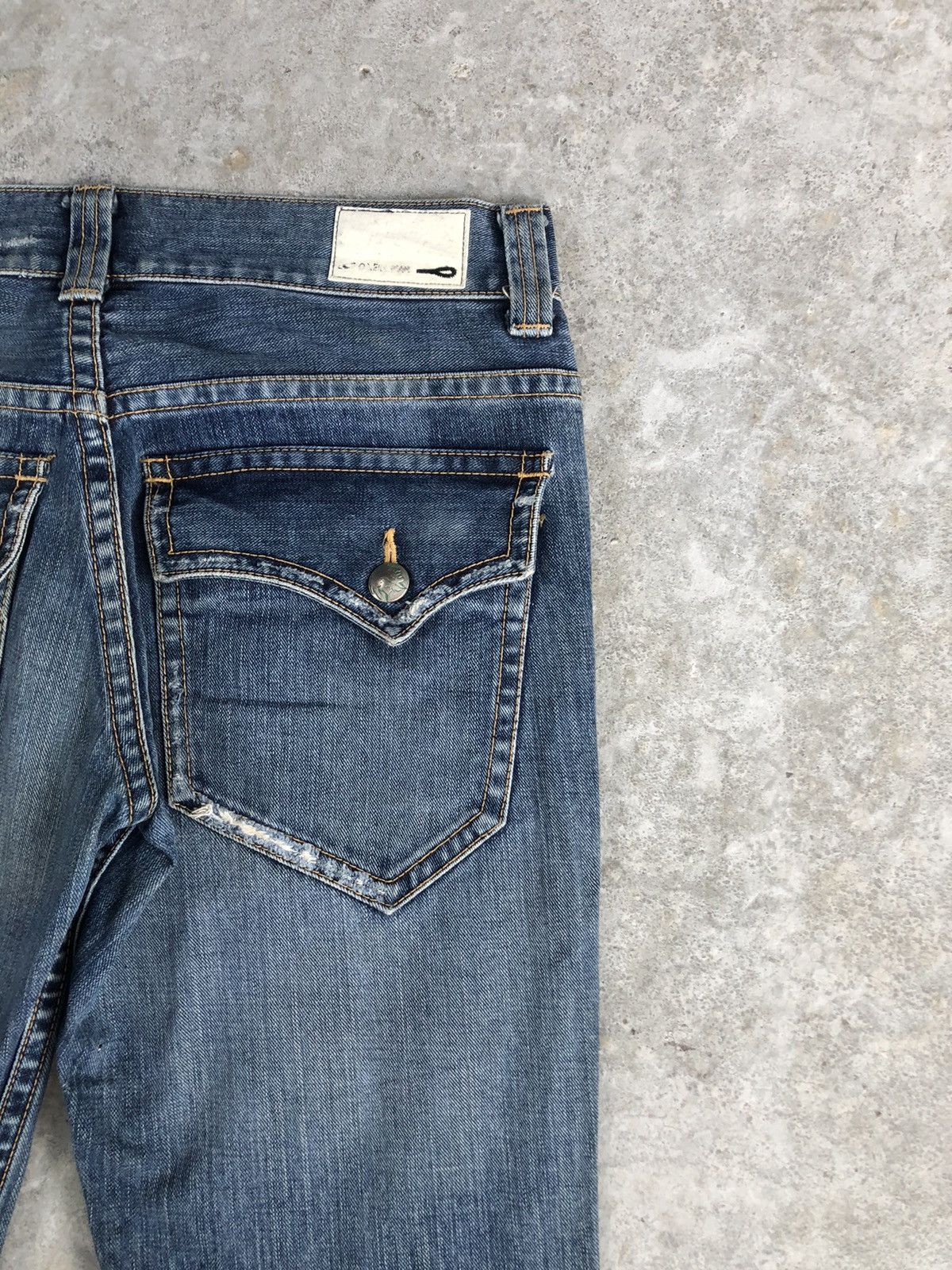 If Six Was Nine Oneil Flared Jeans Distressed Jeans Size US 34 / EU 50 - 13 Thumbnail