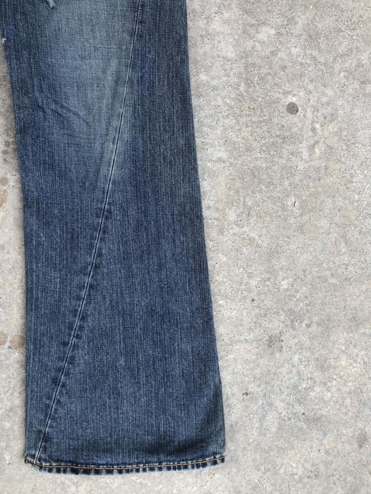 If Six Was Nine Oneil Flared Jeans Distressed Jeans Size US 34 / EU 50 - 15 Thumbnail