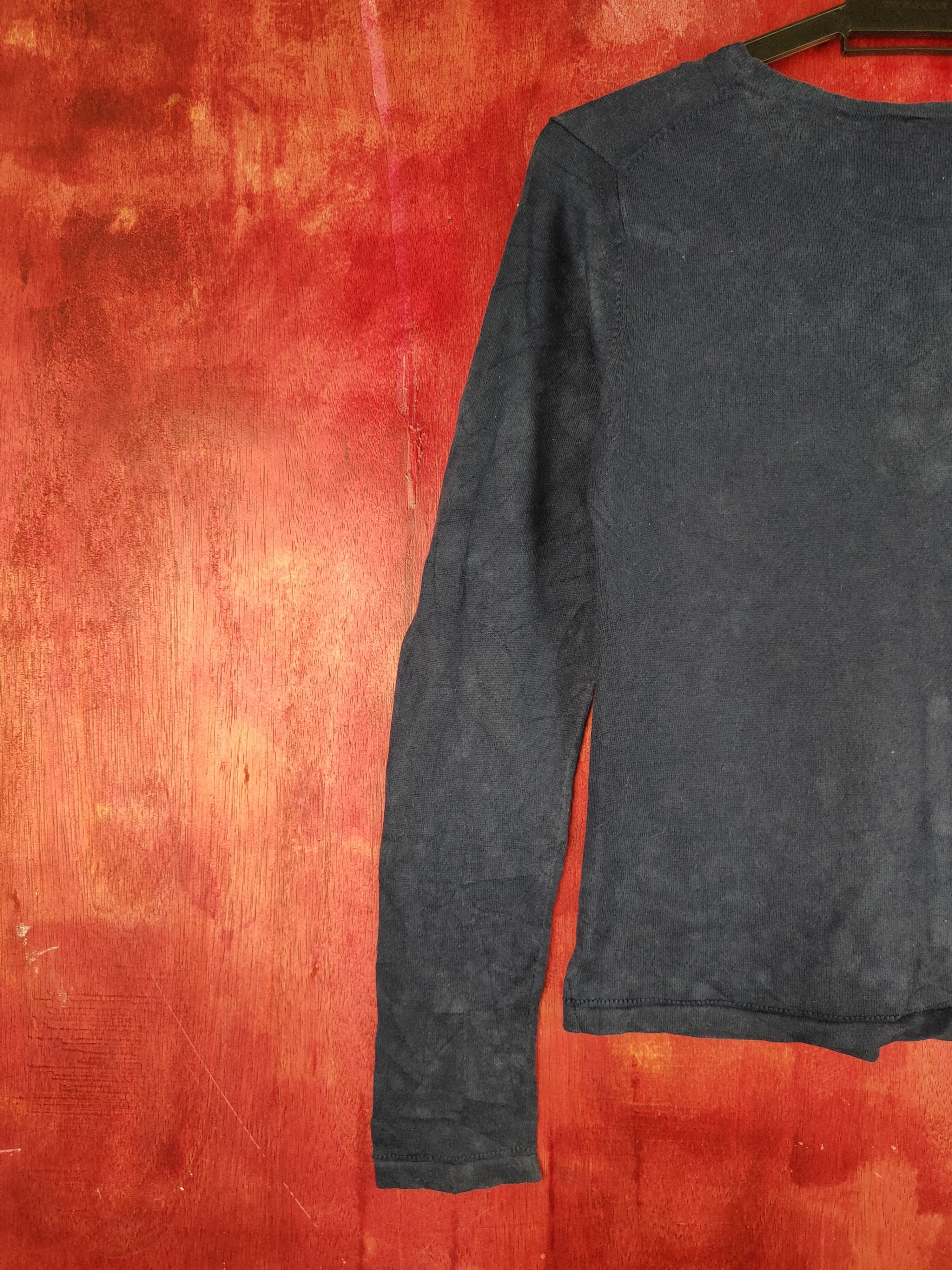 Japanese Brand × Vintage Japanese Brand Navy Blue faded Cardigan thin vintage#S873 Size S / US 4 / IT 40 - 9 Thumbnail