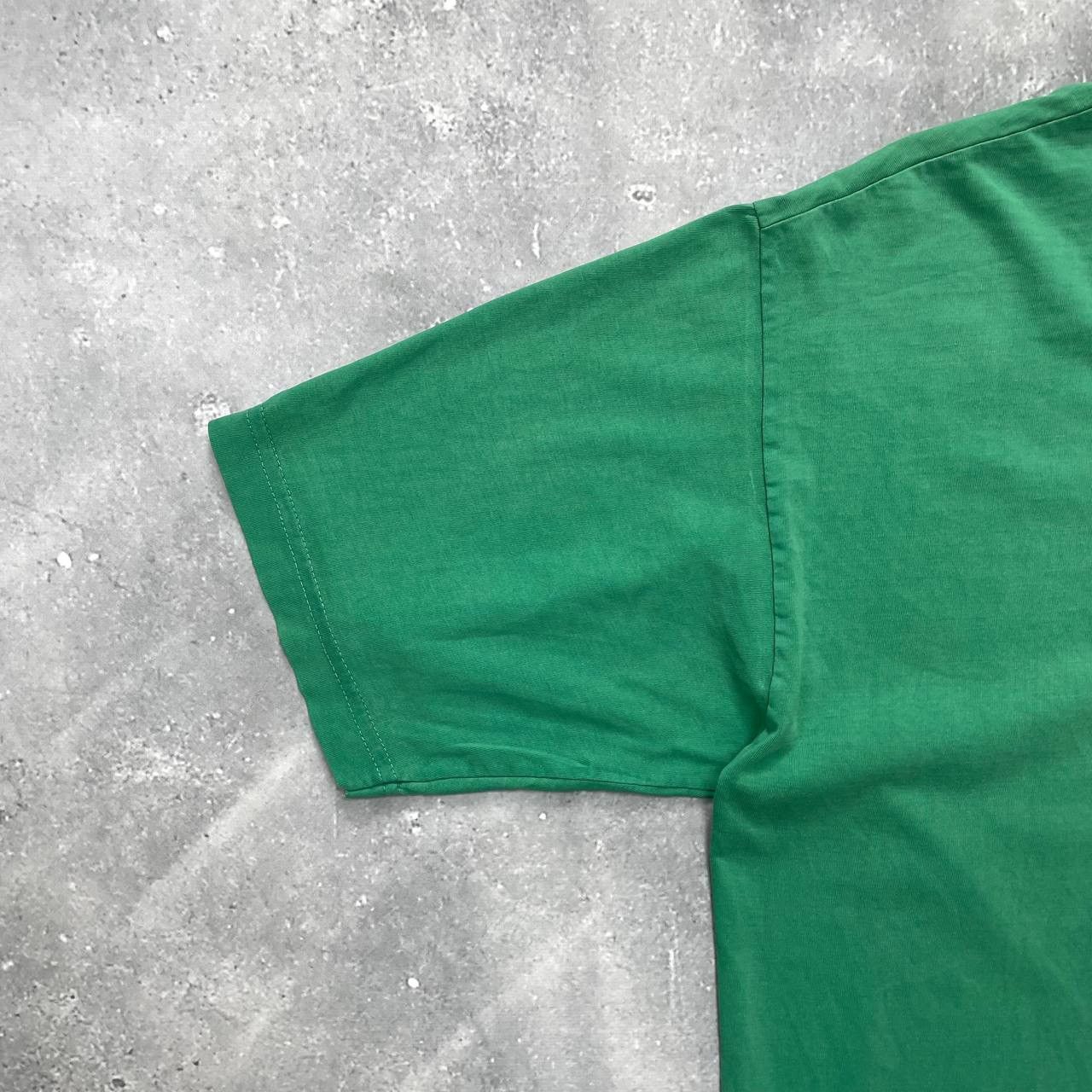 Vintage Vintage 2000s Blank T Shirt Faded Green Size XL Size US XL / EU 56 / 4 - 19 Thumbnail