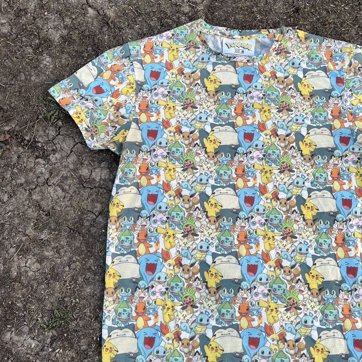Band Tees Vintage Y2K Pokémon Logo Face Anima Heroes Promo Tee Size US M / EU 48-50 / 2 - 4 Thumbnail