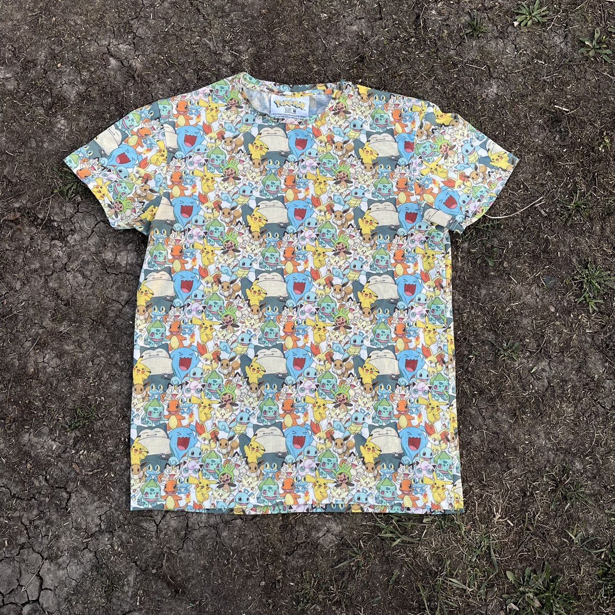 Band Tees Vintage Y2K Pokémon Logo Face Anima Heroes Promo Tee Size US M / EU 48-50 / 2 - 2 Thumbnail