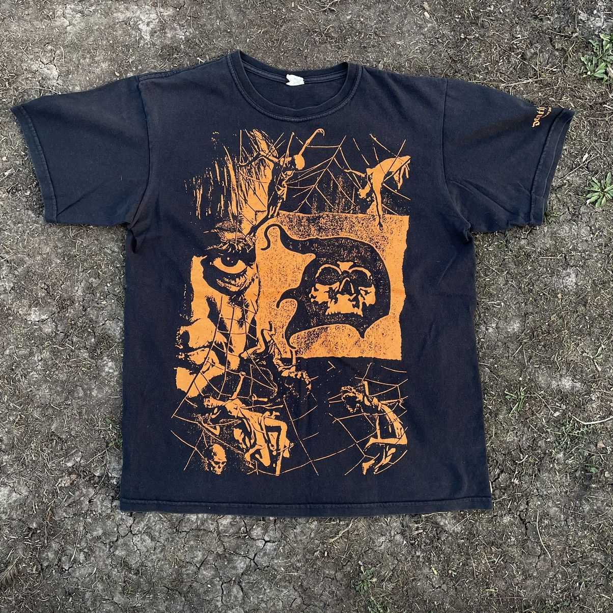 Band Tees Vintage 90s Creepy Skulls Scream Vamp Dead Face Horror Tee Size US M / EU 48-50 / 2 - 2 Thumbnail