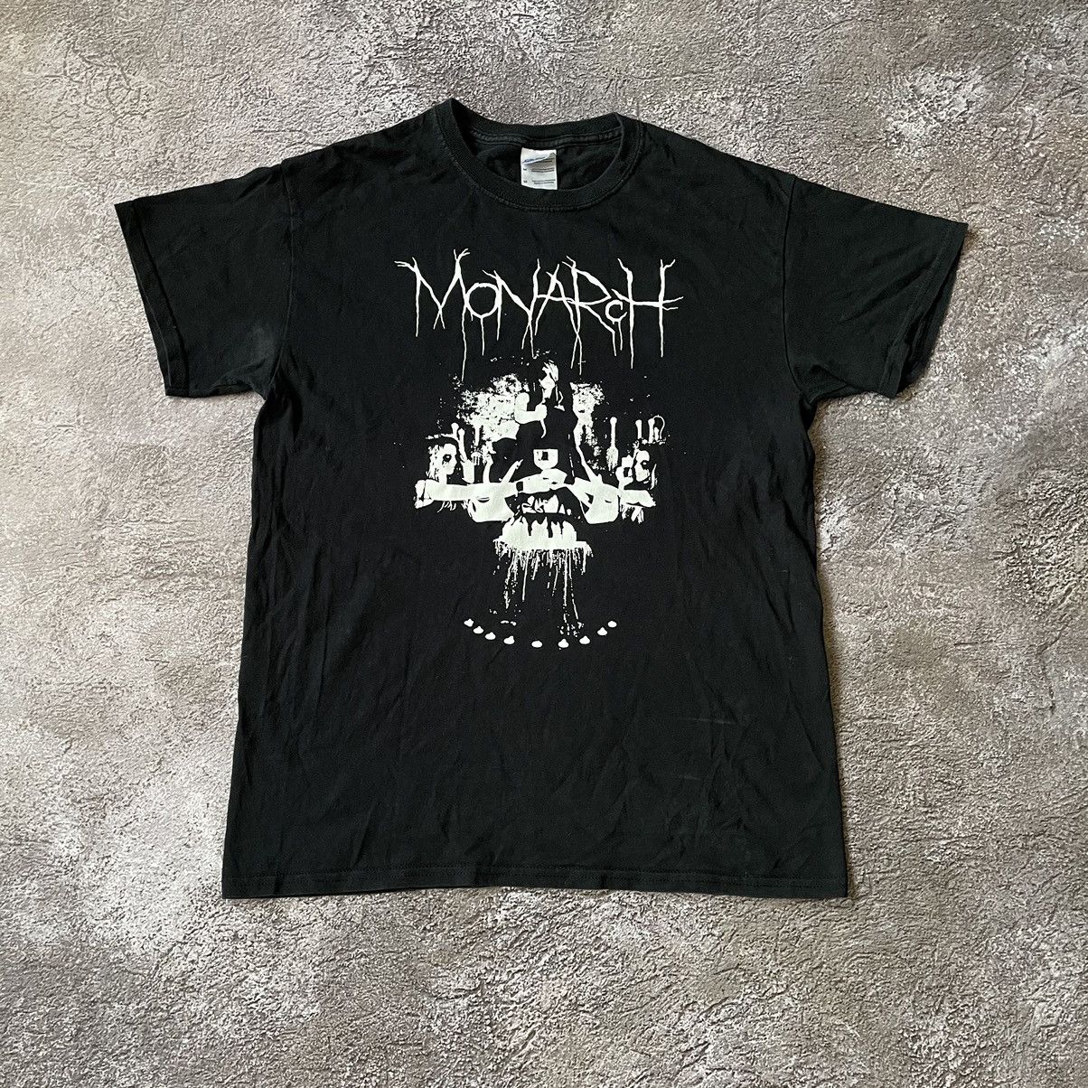 Vintage Vintage Y2K Monarch Graphic Tee Punk Skulls Dark Tapered M Size US M / EU 48-50 / 2 - 3 Thumbnail