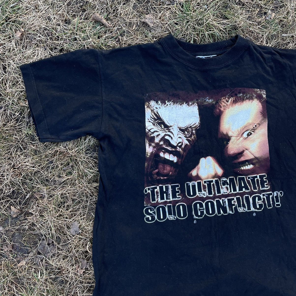 Vintage Vintage 90s Graphic Tee Dark Vamp Occult Grunge Washed M Size US M / EU 48-50 / 2 - 2 Thumbnail