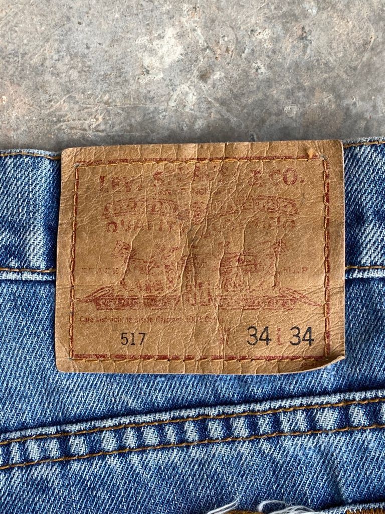 Levi's SICKS💥Vintage Light Wash Levi's 517 Flare bootcut Jeans Size US 34 / EU 50 - 13 Thumbnail
