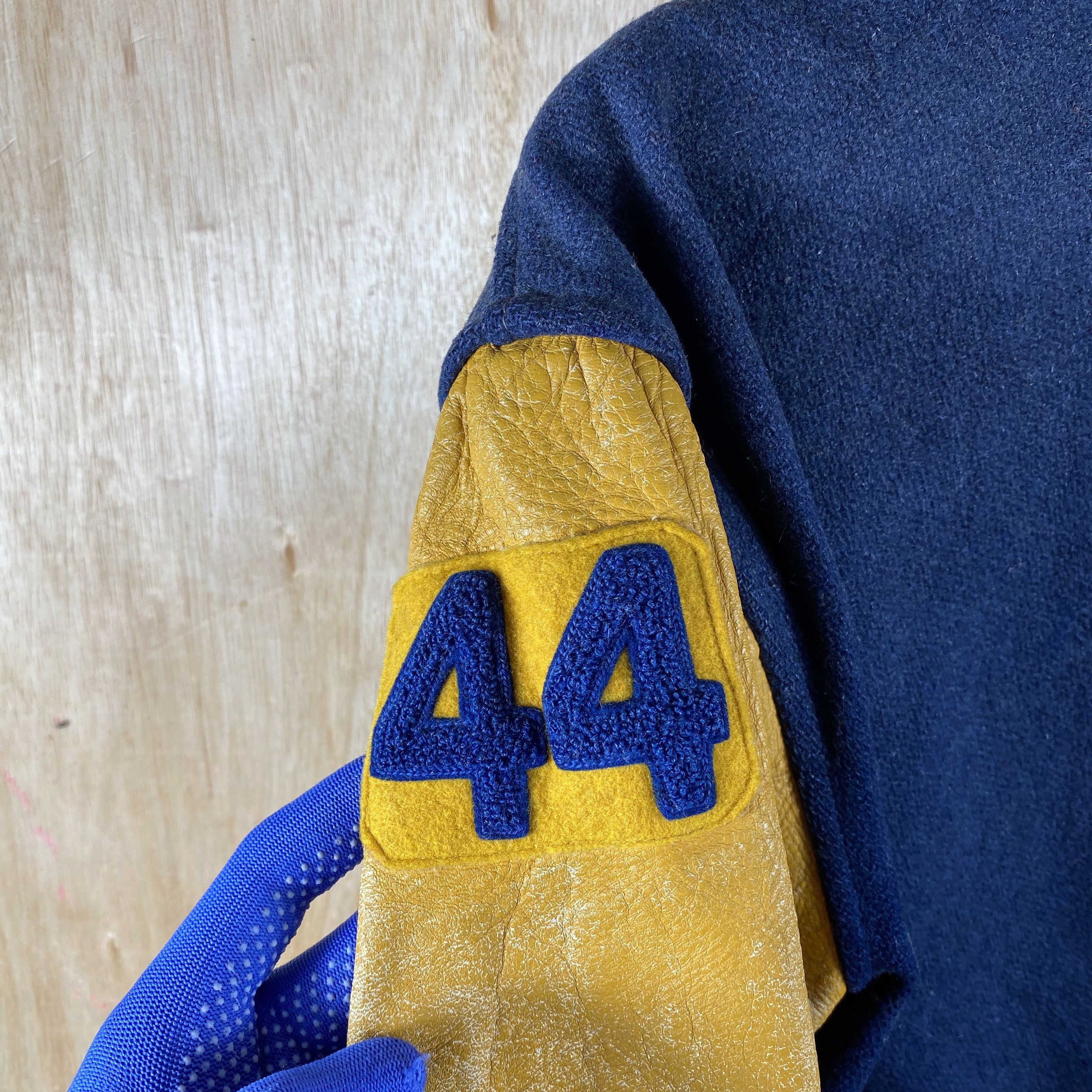 Vintage RARE🔥Vintage 60s Leather Varsity Jacket City Champs 1969 Size US M / EU 48-50 / 2 - 13 Thumbnail