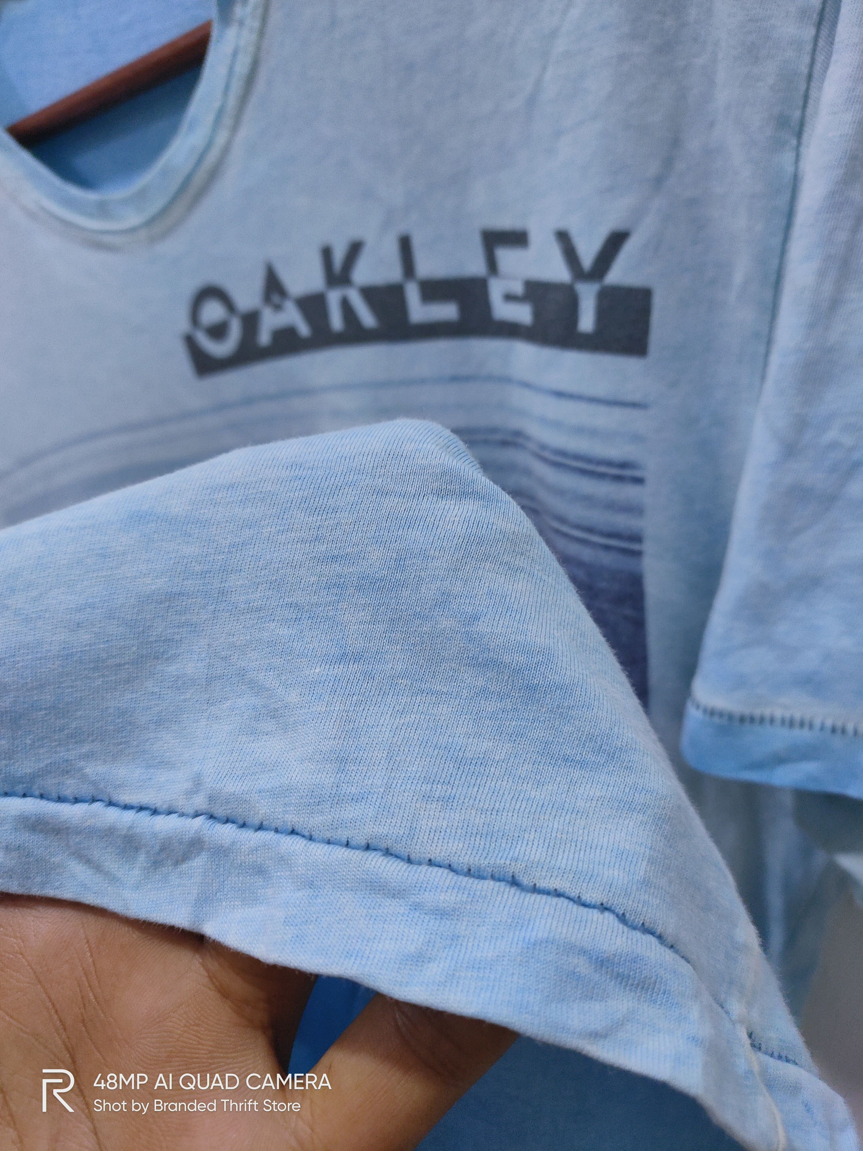 Oakley × Ocean Current × Vintage OAKLEY Tie Dye Single Stitch Wave BigLogo Graphic Tee Shirt Size US M / EU 48-50 / 2 - 3 Thumbnail